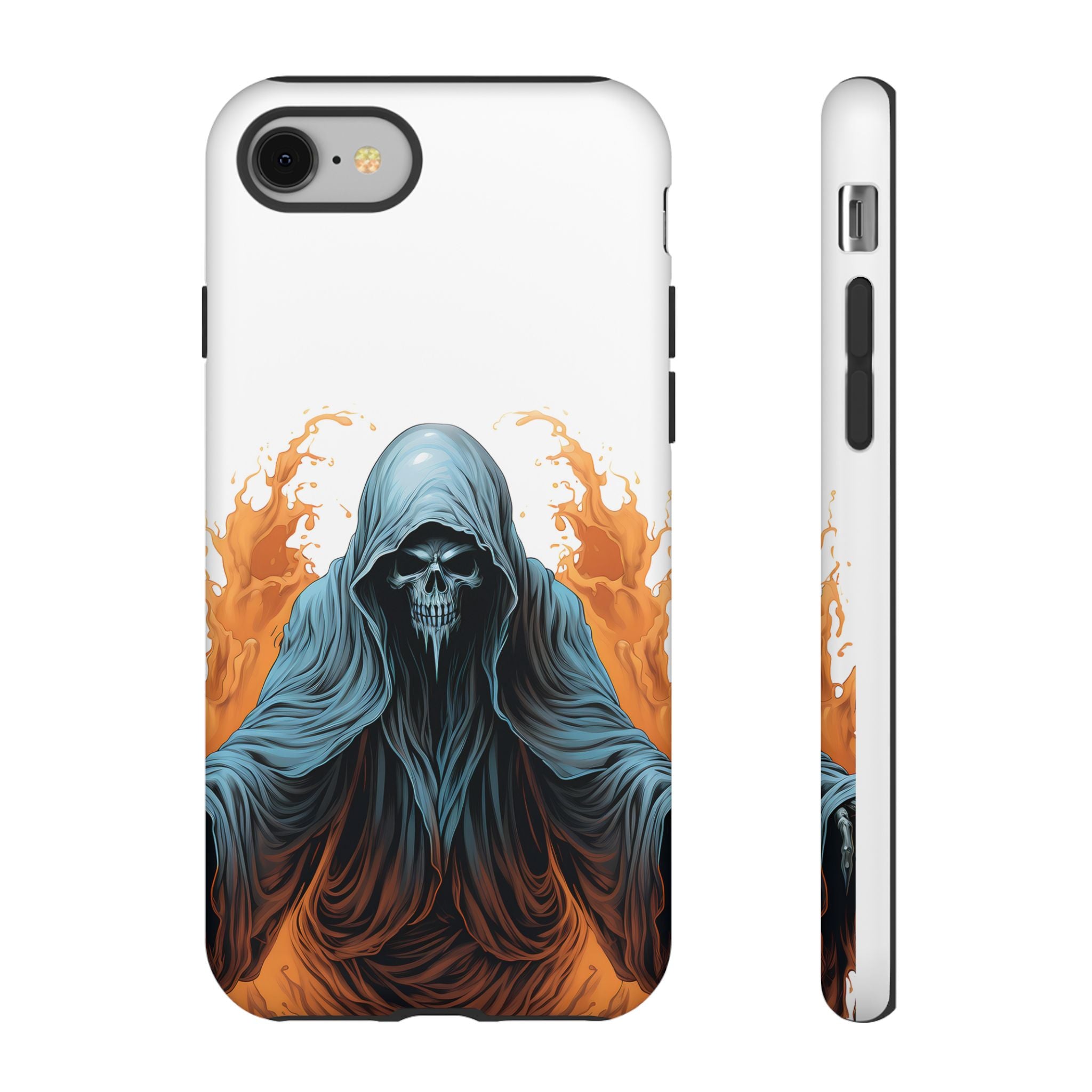 Grim Reaper Hexagon Stone iPhone Case