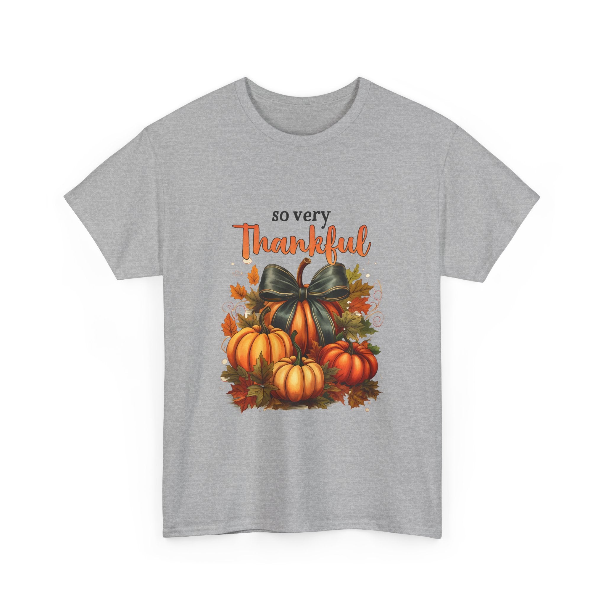 So Very Thankful Pumpkin Thanksgiving Tee