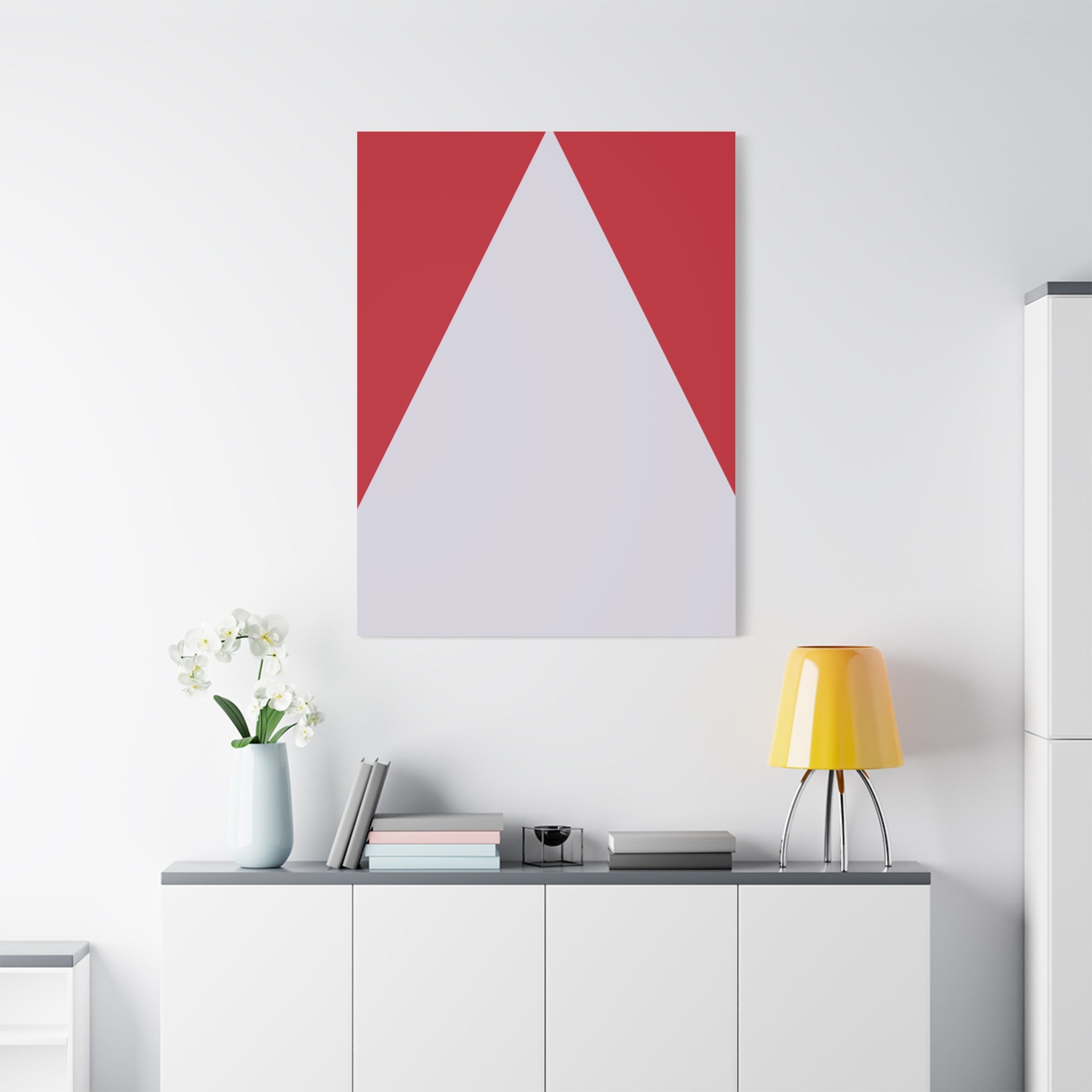 Geometric Triangle Canvas Art Print