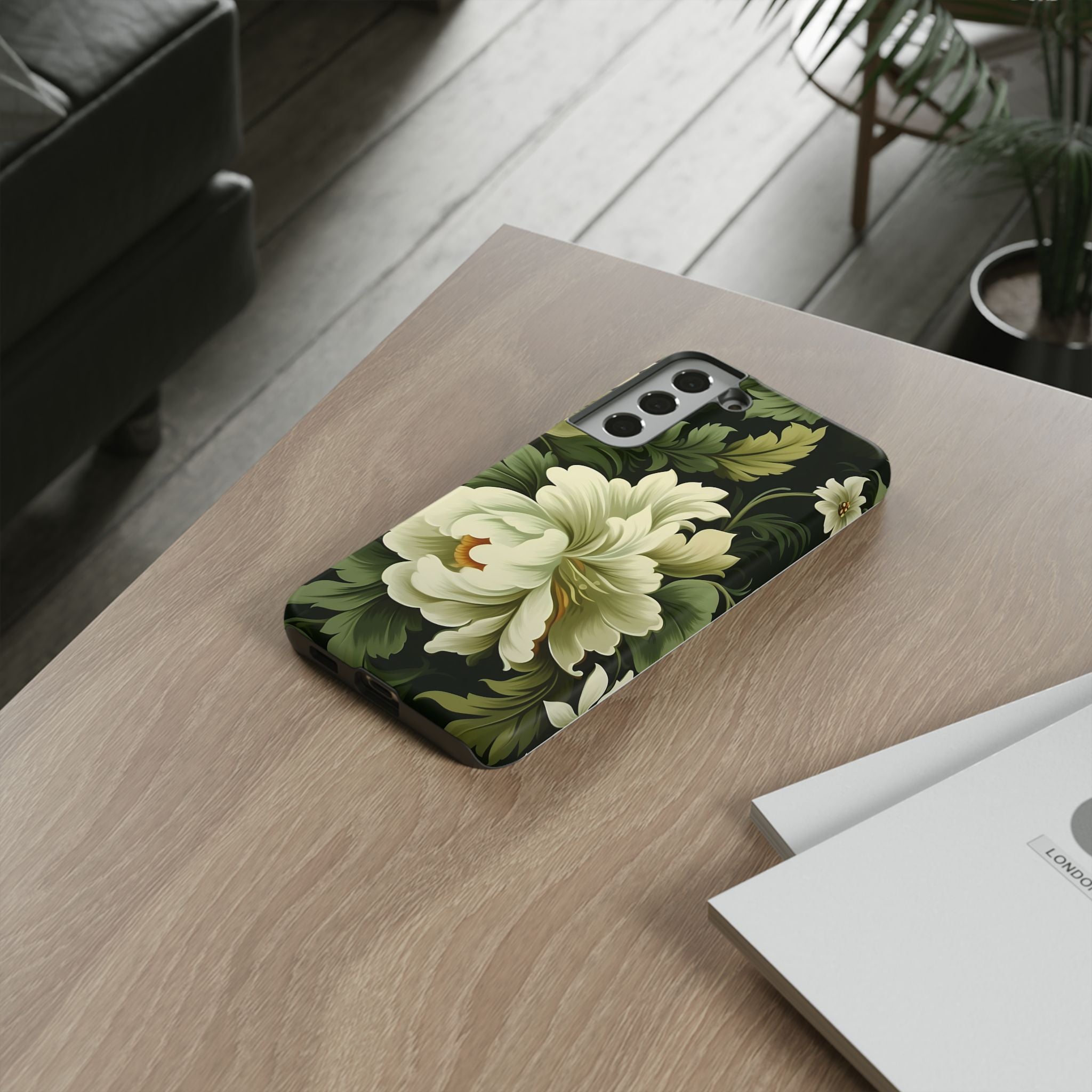 Opulent Floral Samsung Case - Dark Green