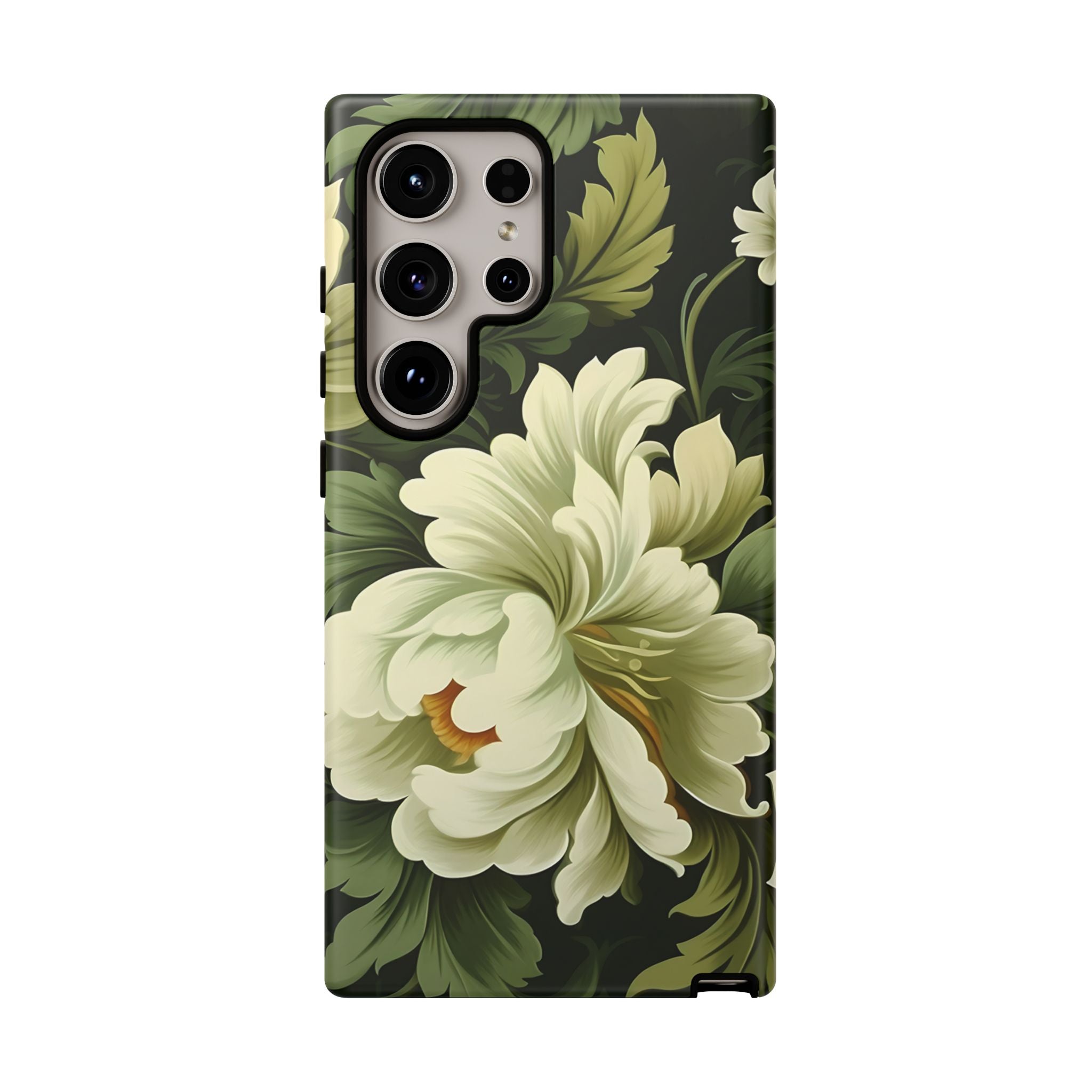 Opulent Floral Samsung Case - Dark Green