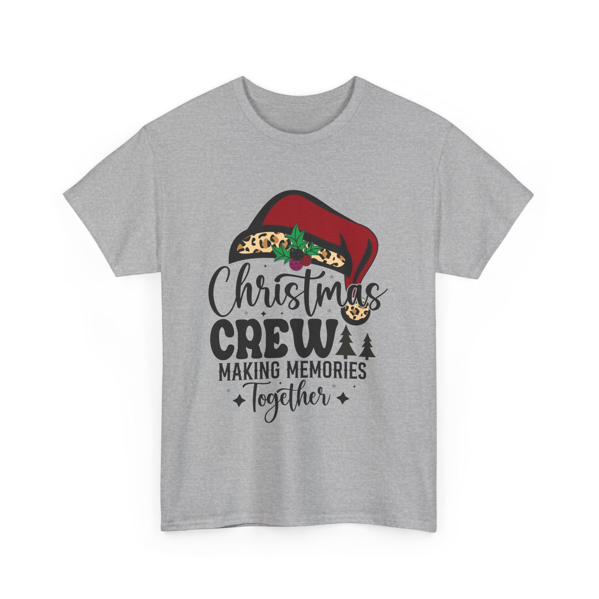 Leopard Santa Hat Christmas T-Shirt