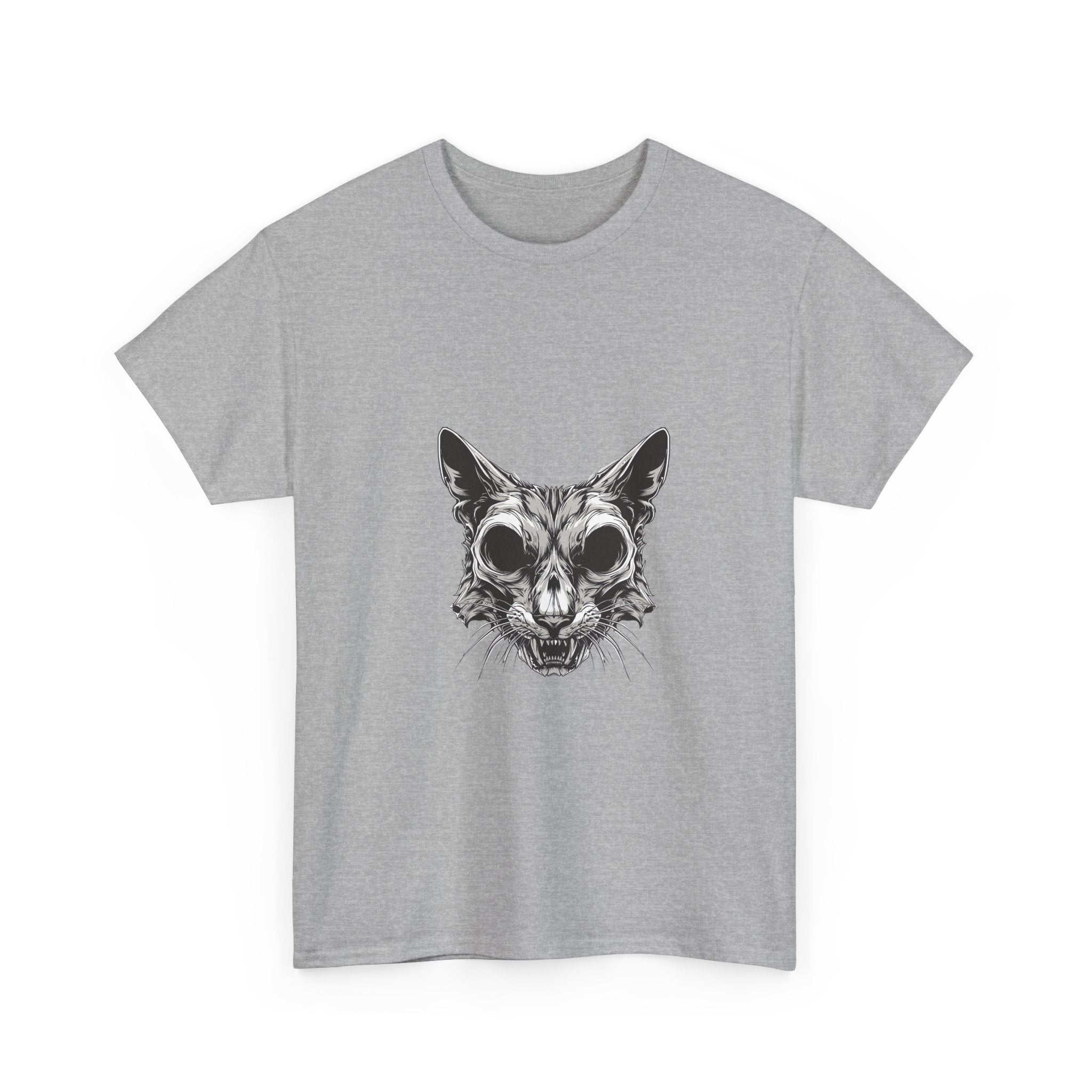 Gothic Cat Skull T-Shirt