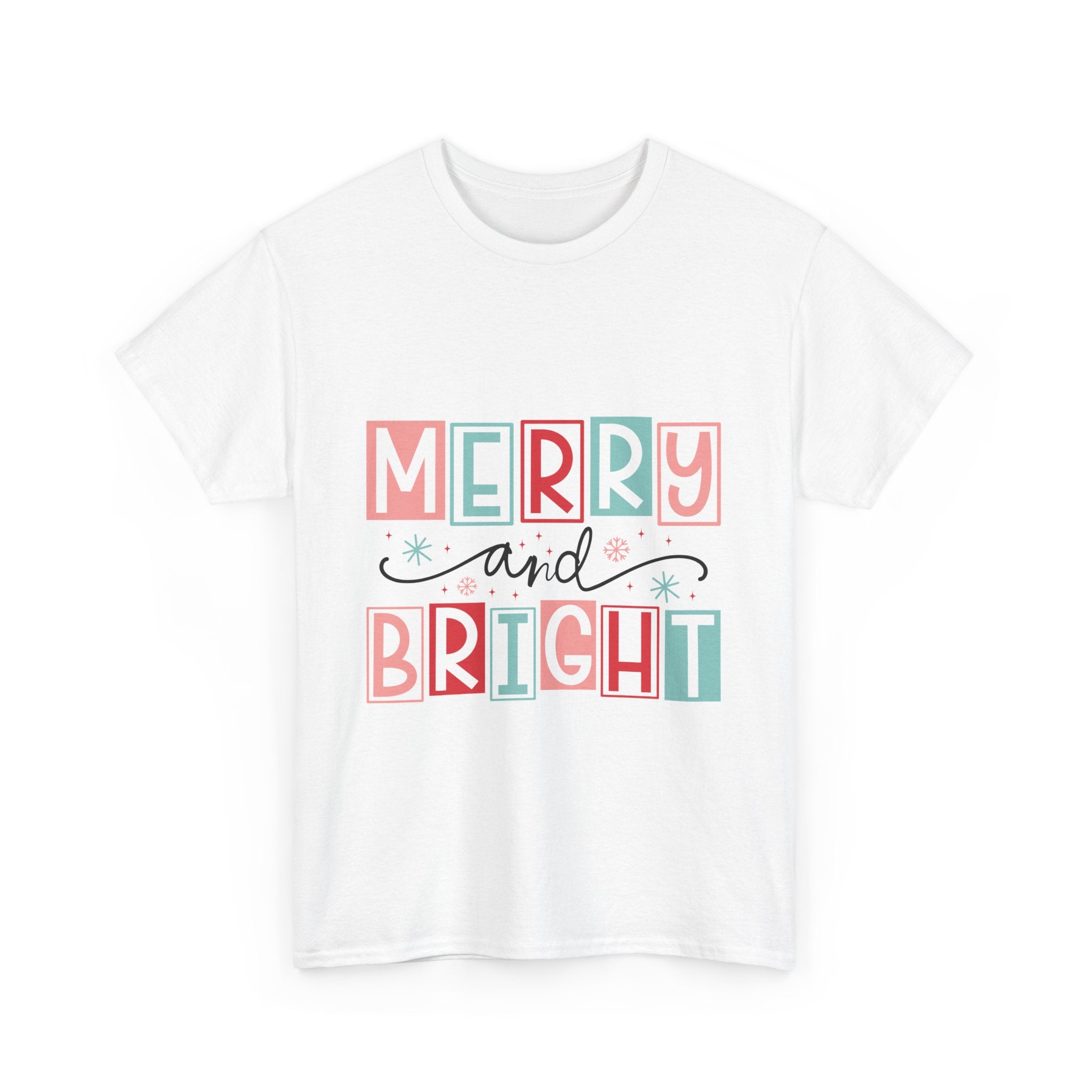 Merry Bright Retro Christmas T-Shirt