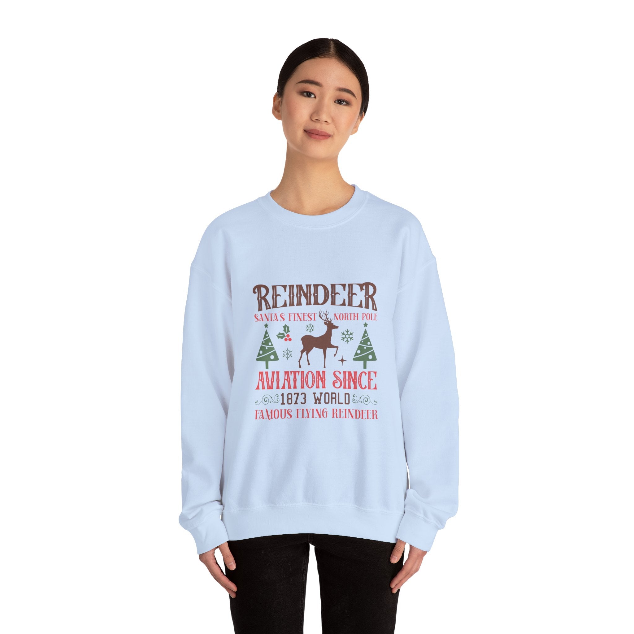 Santa's Finest Reindeer Xmas Sweatshirt