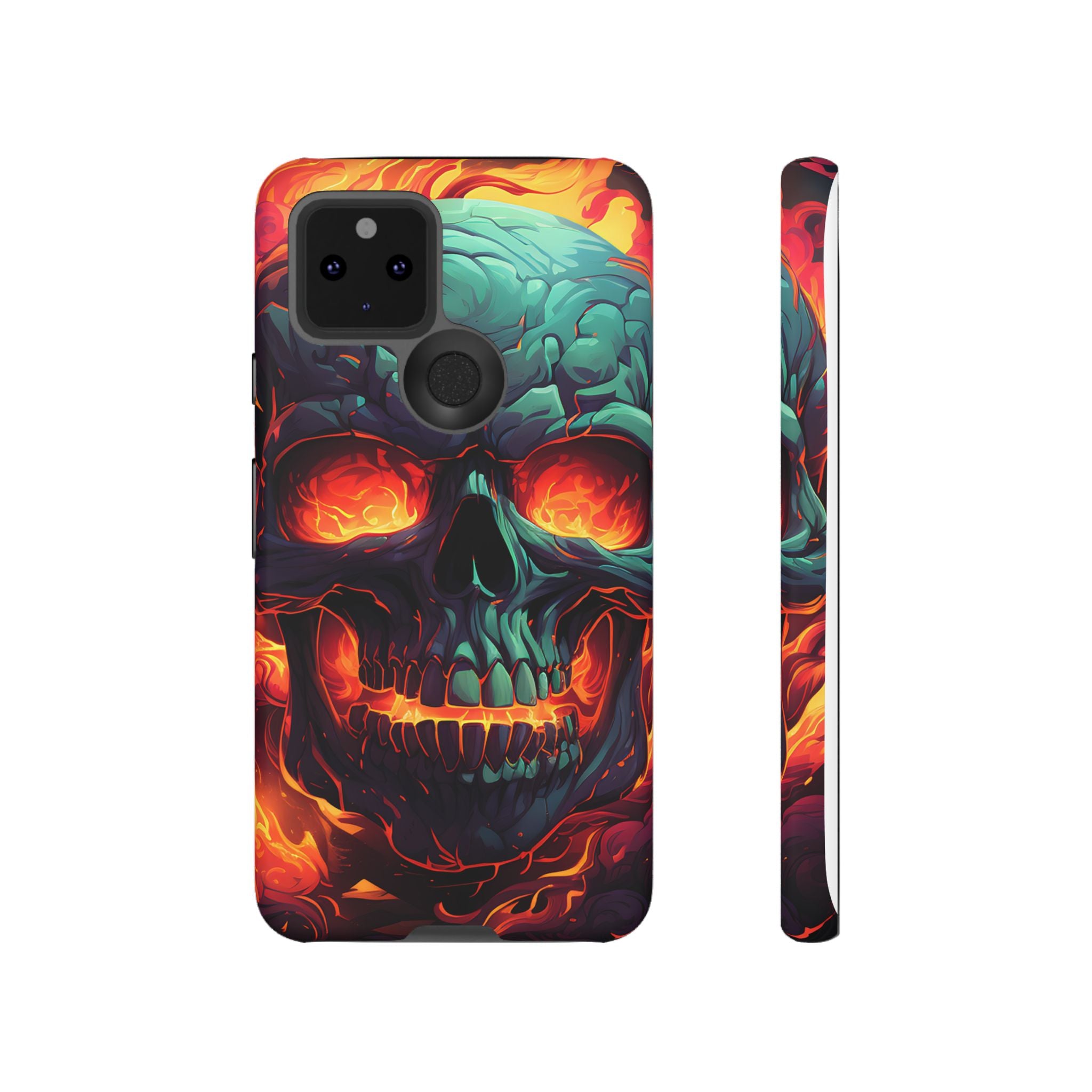 Fiery Skull Google Google Pixel Case (All Models)