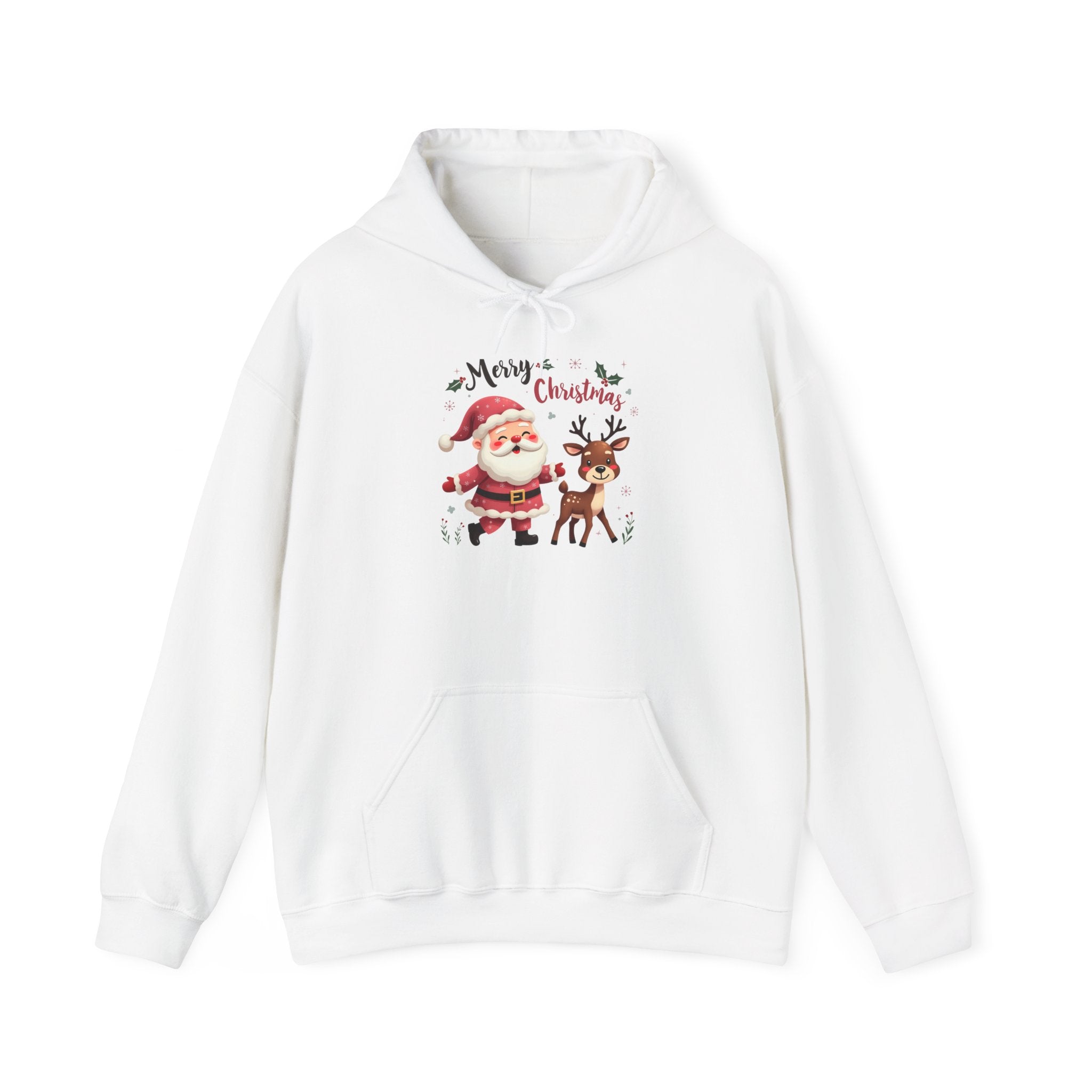 Santa & Reindeer Christmas Hoodie