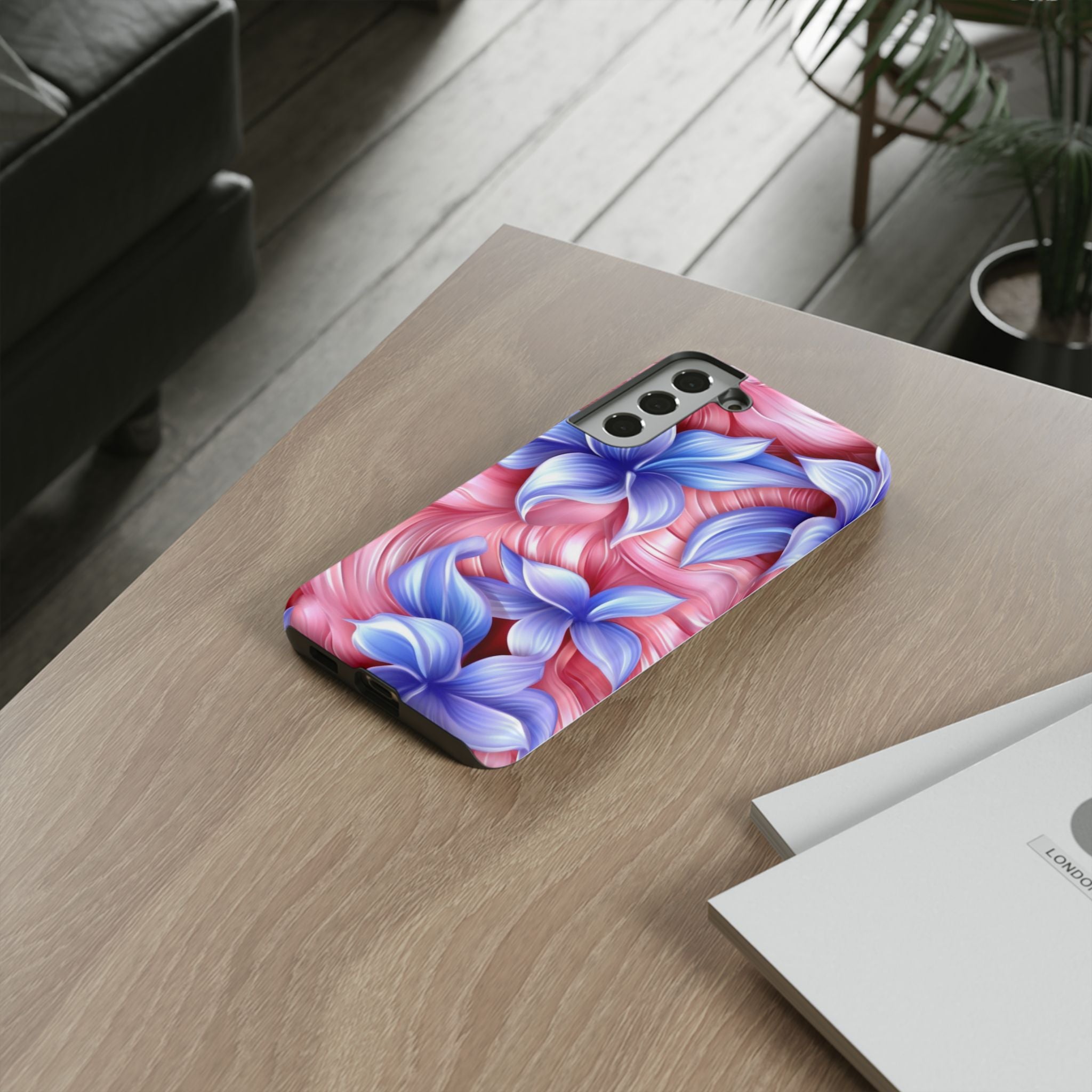 Dreamy Pink Floral Samsung Case