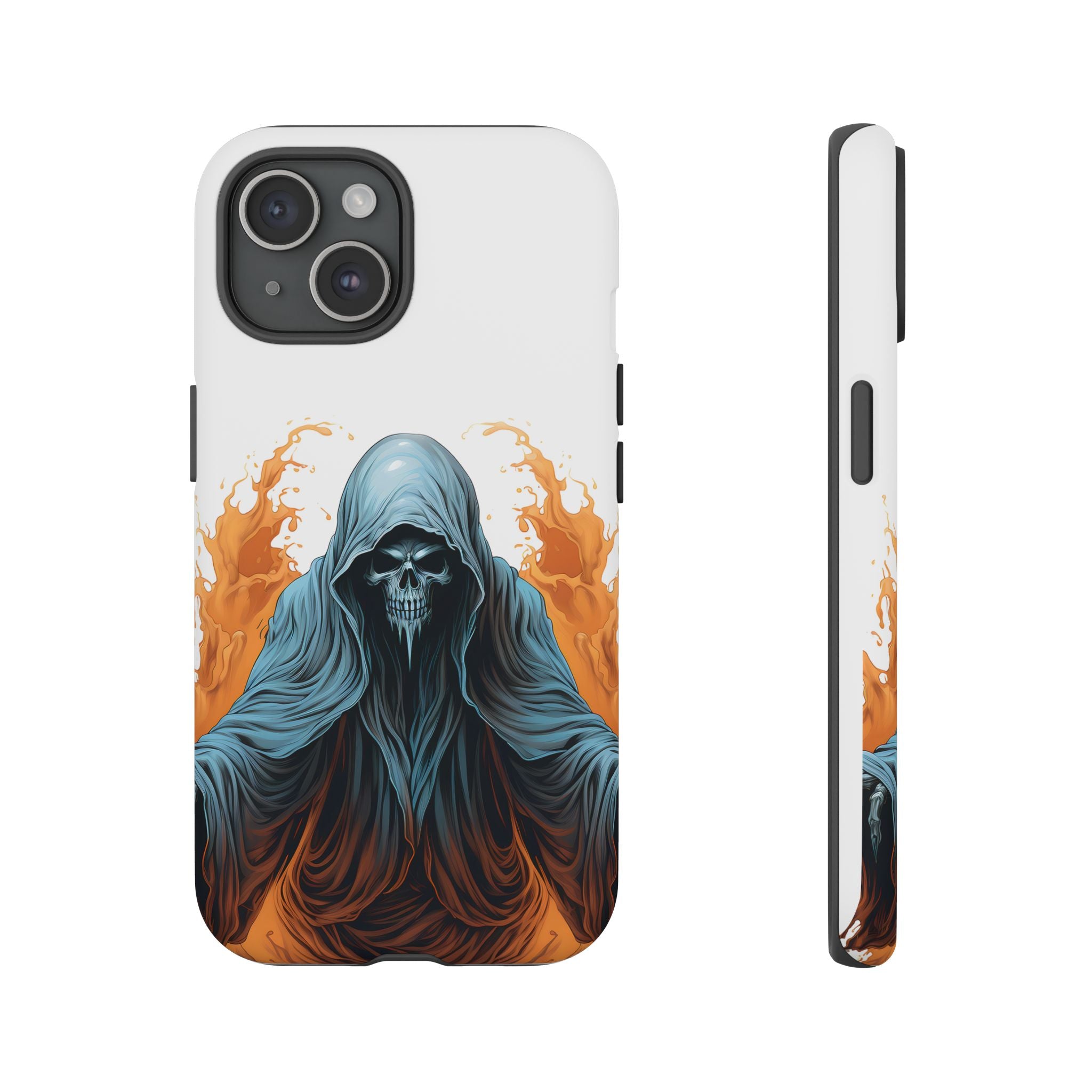 Grim Reaper Hexagon Stone iPhone Case