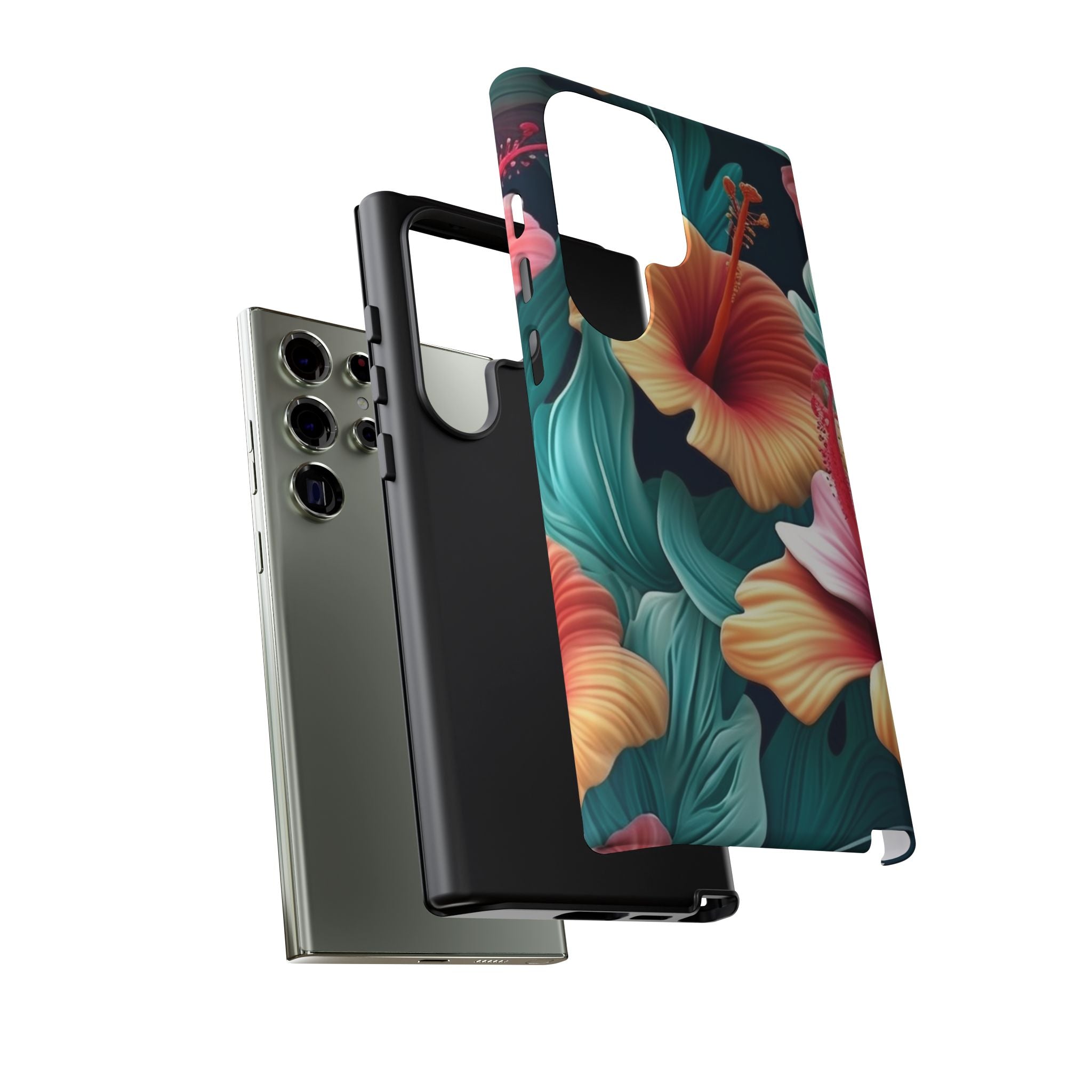 Vibrant Hibiscus Samsung Phone Case