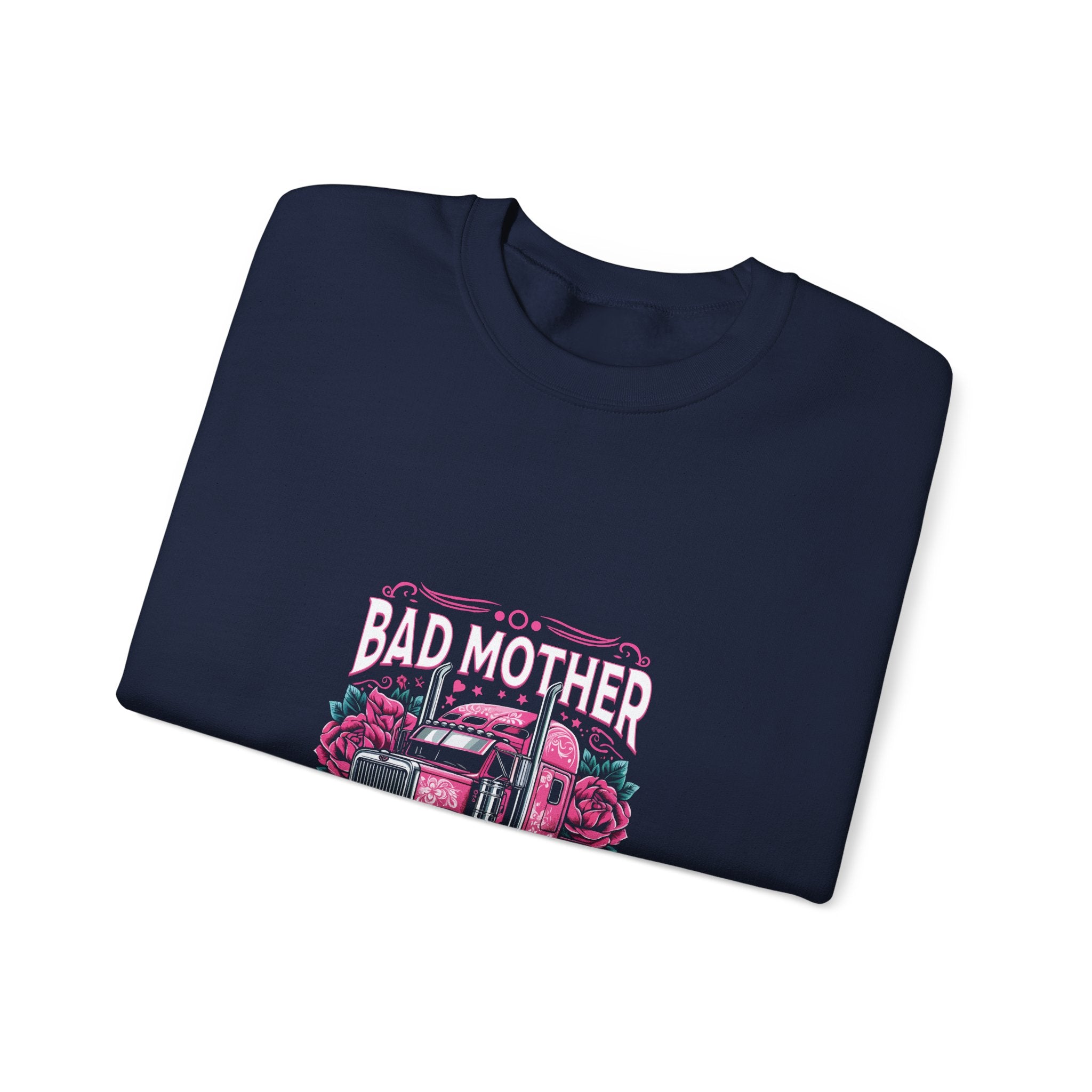 Bad Mother Trucker Floral Sweatshirt