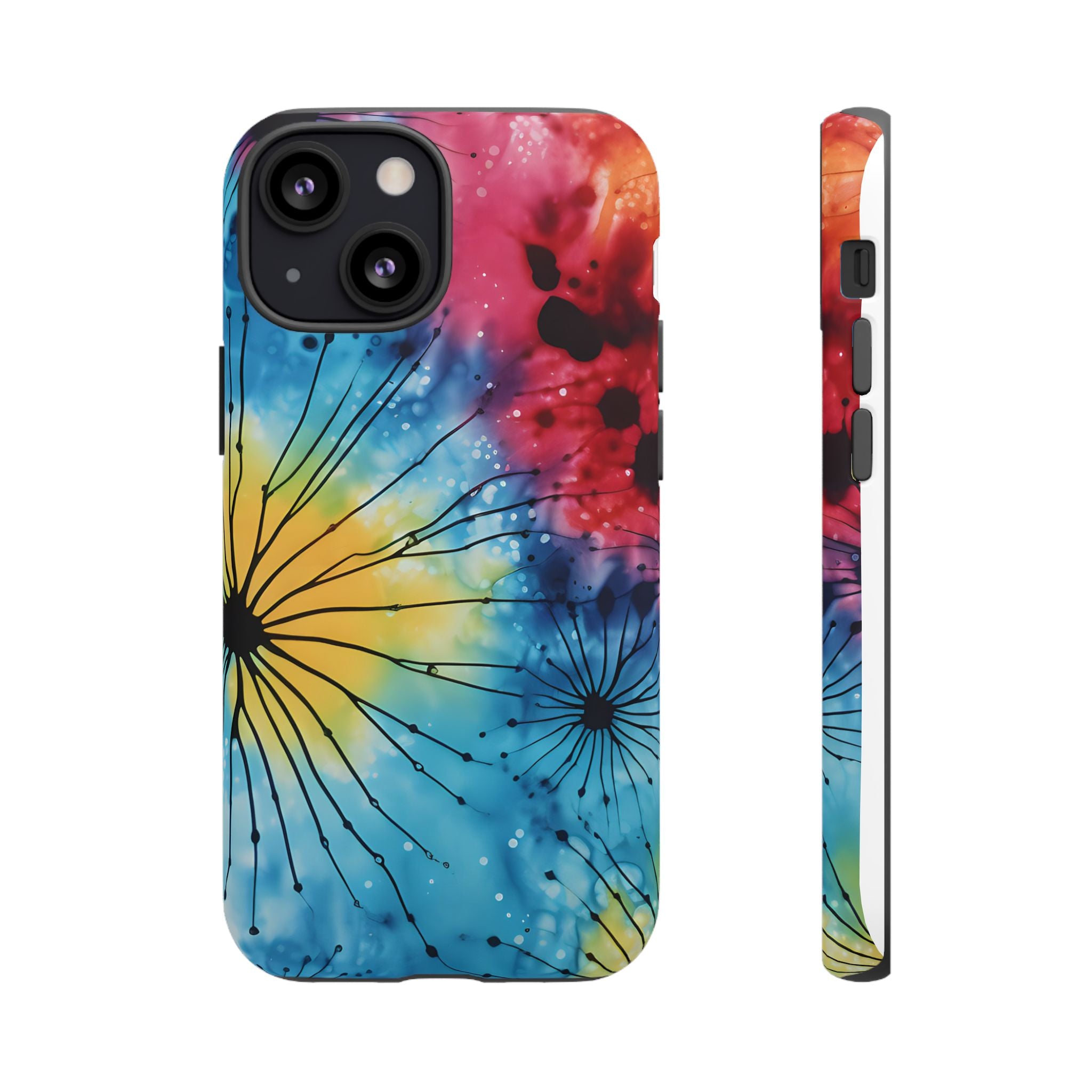 Cosmic Bloom Hexagon Stone iPhone Case