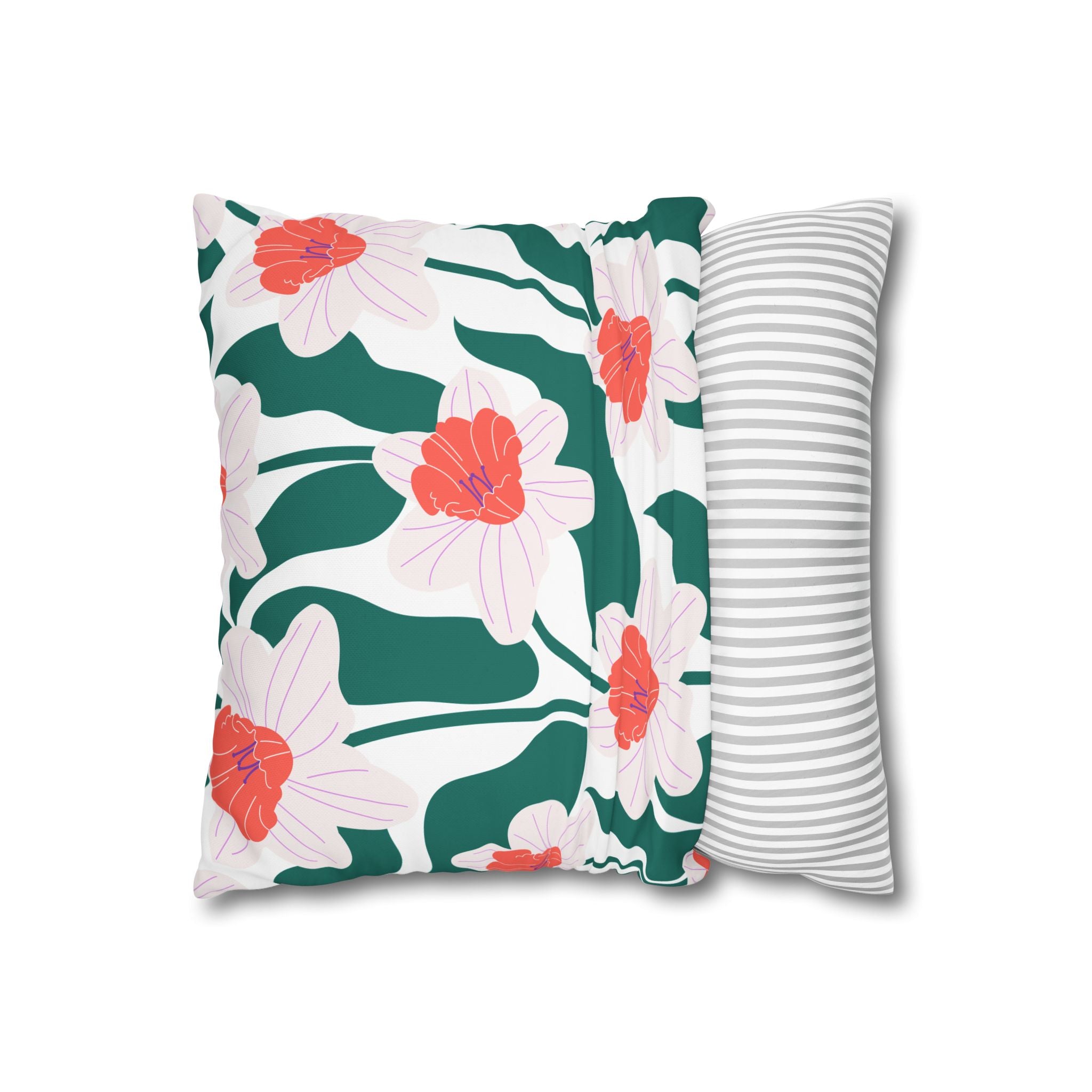 Daffodil Pillowcase - Modern Floral Design