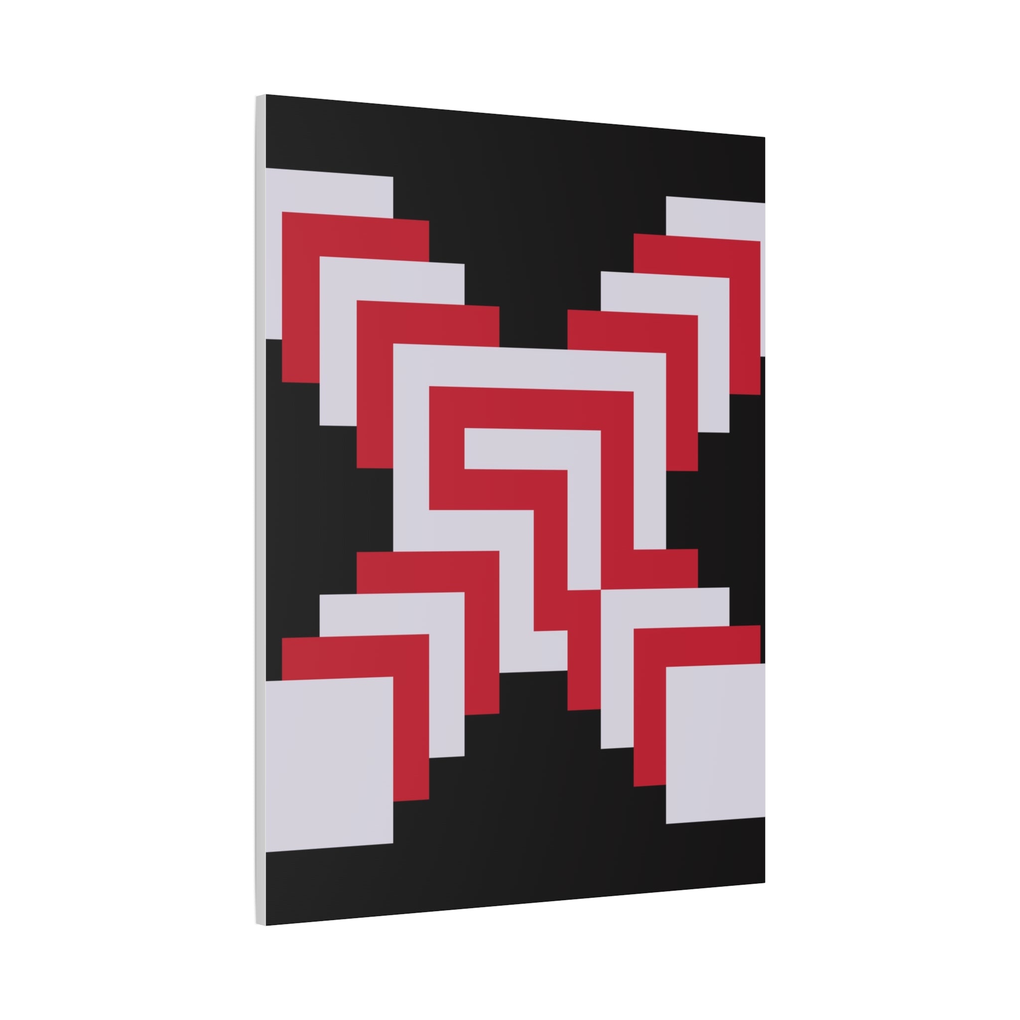 Geometric X Abstract Art Canvas Print