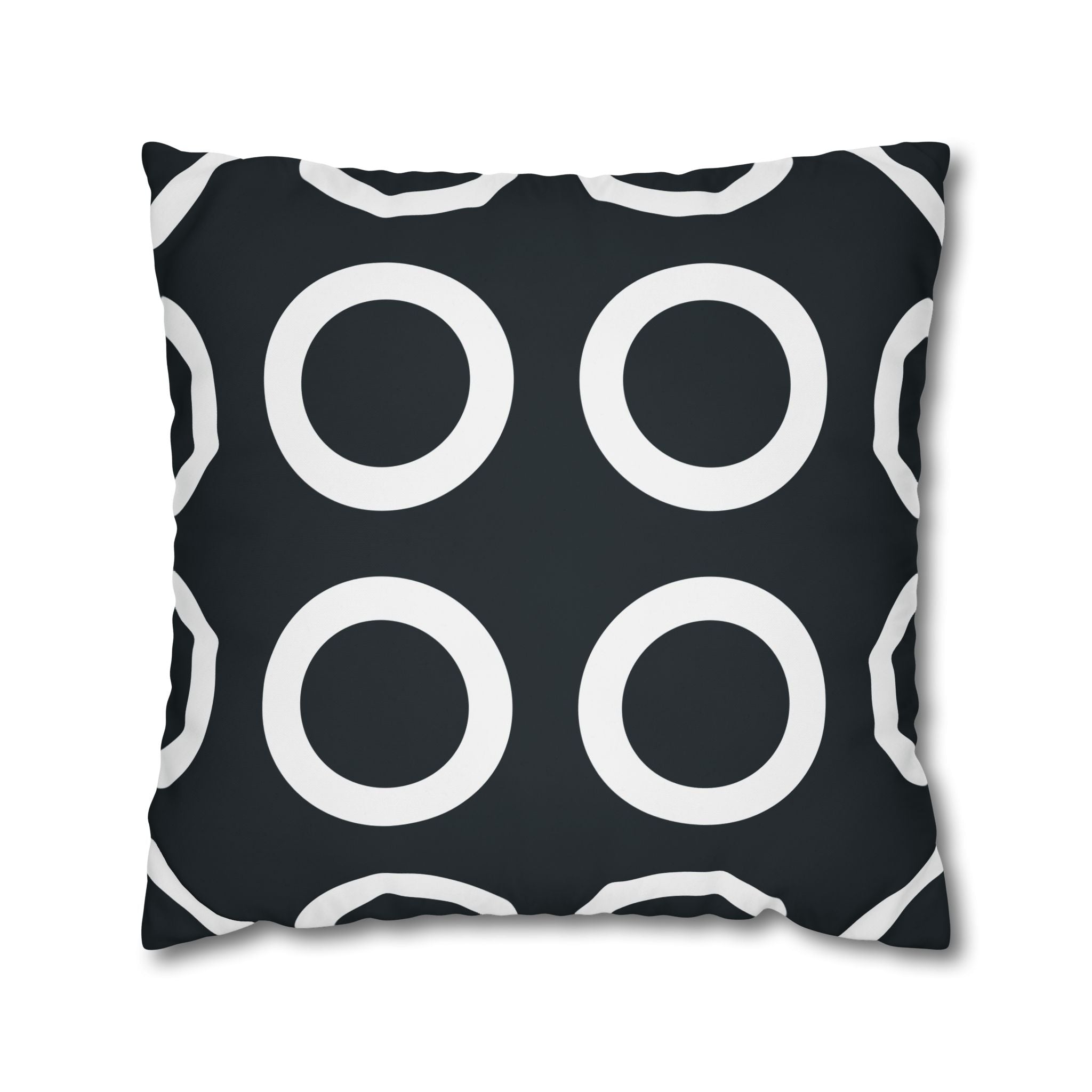 Navy Blue & White Dot Pillowcase