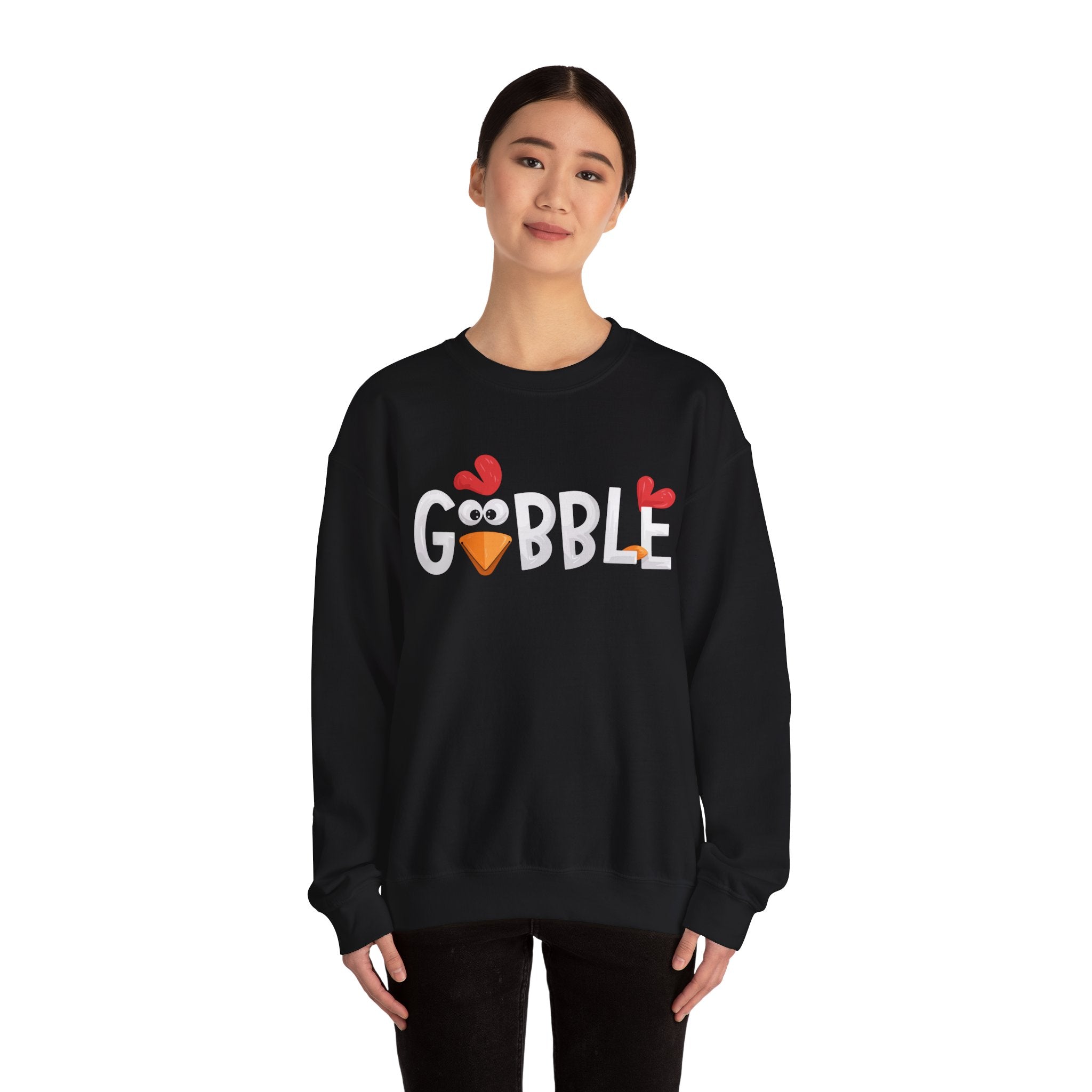 Gobble 'Til You Wobble Thanksgiving Sweatshirt