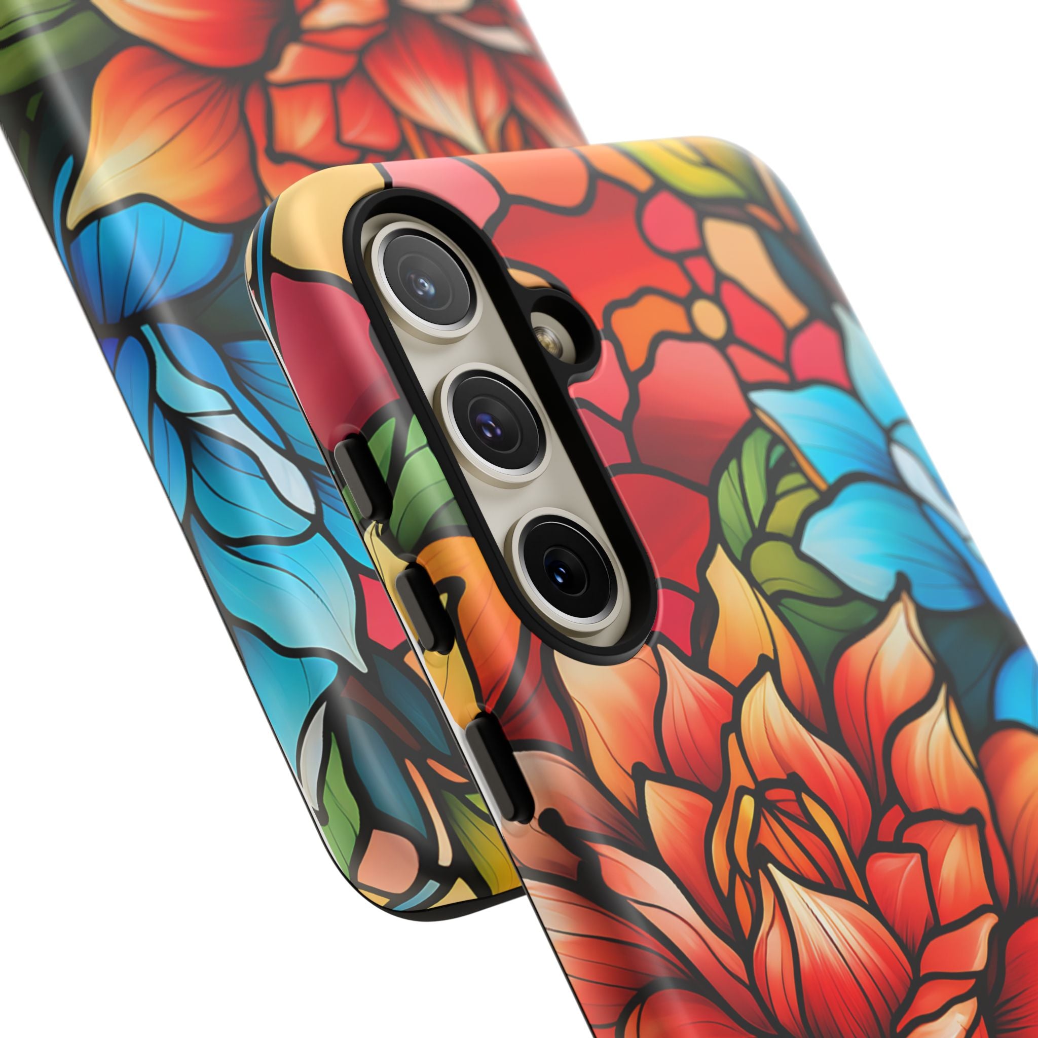 Stained Glass Floral Samsung Case