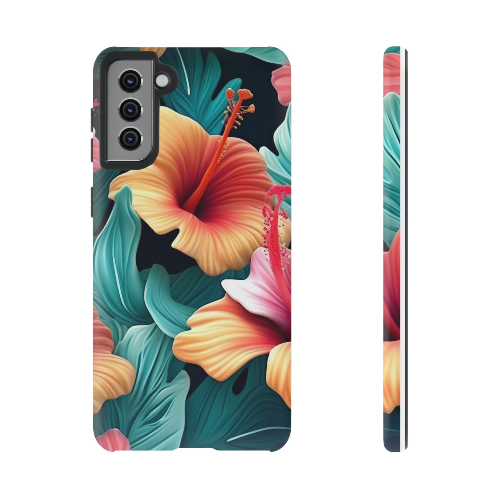 Vibrant Hibiscus Samsung Phone Case