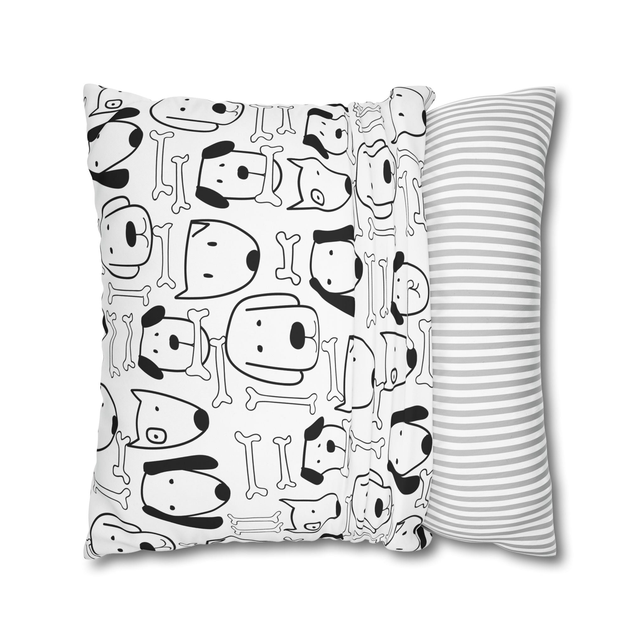 Cute Puppy Bone Pillowcase - Kids'