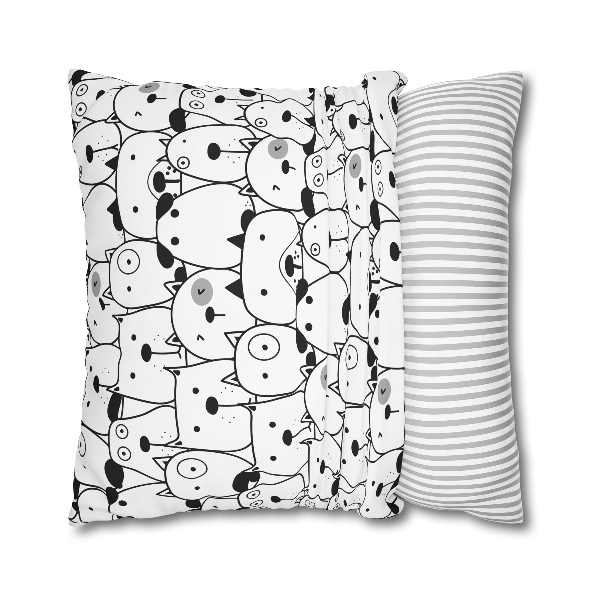 Cute Puppy Faces Pillowcase - Dog Pattern