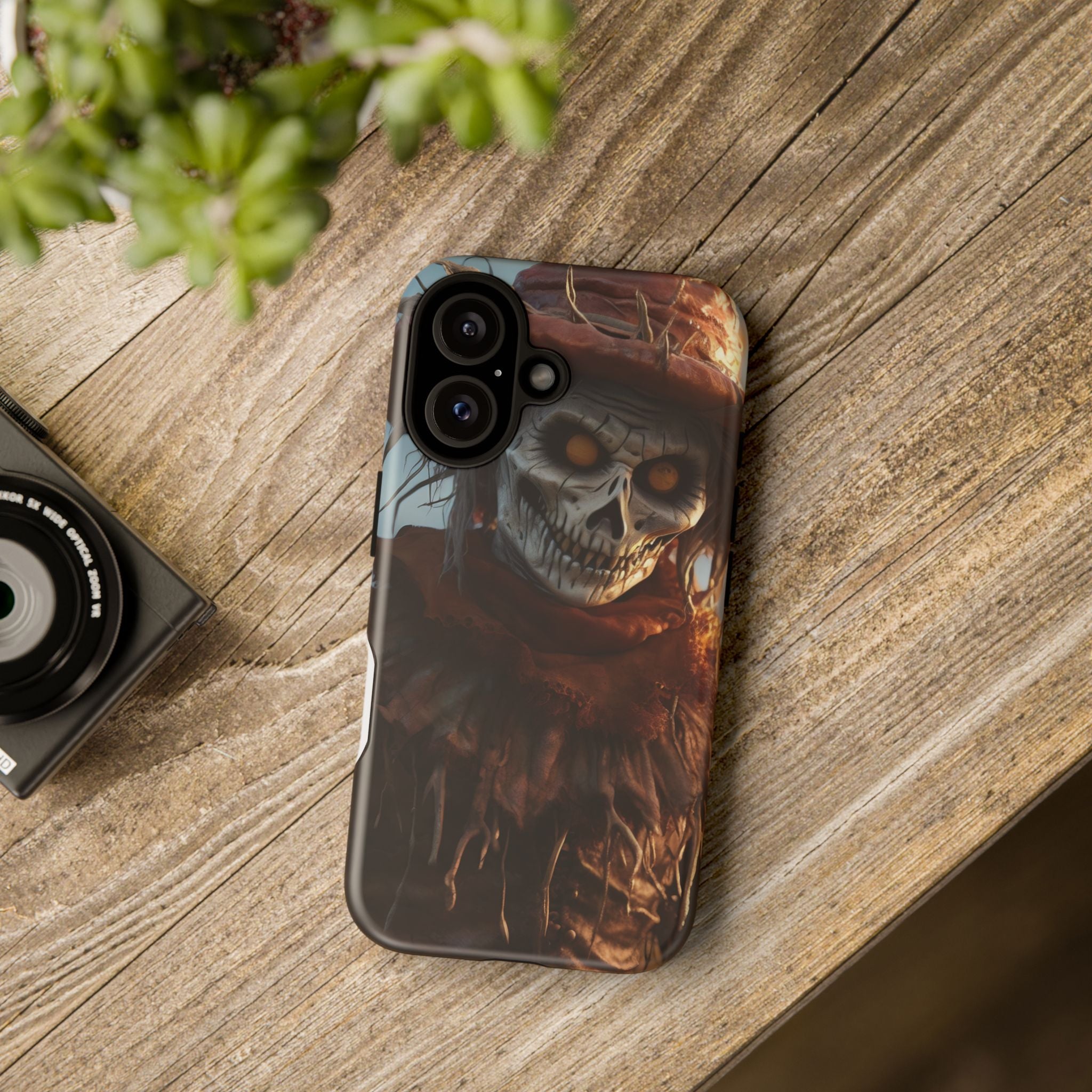 Creepy Scarecrow Hexagon iPhone Case