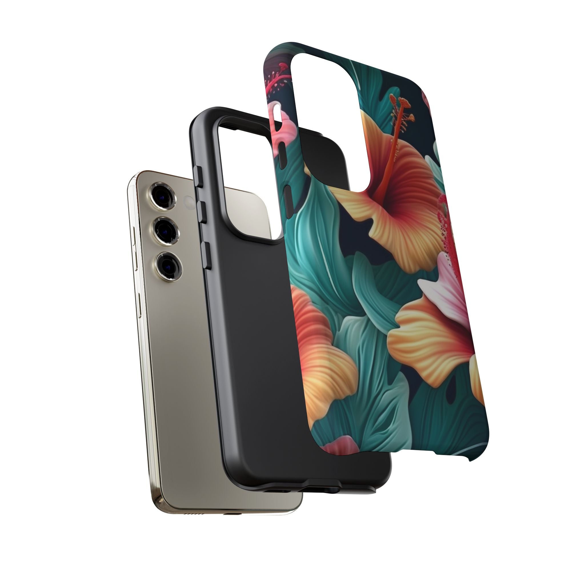 Vibrant Hibiscus Samsung Phone Case