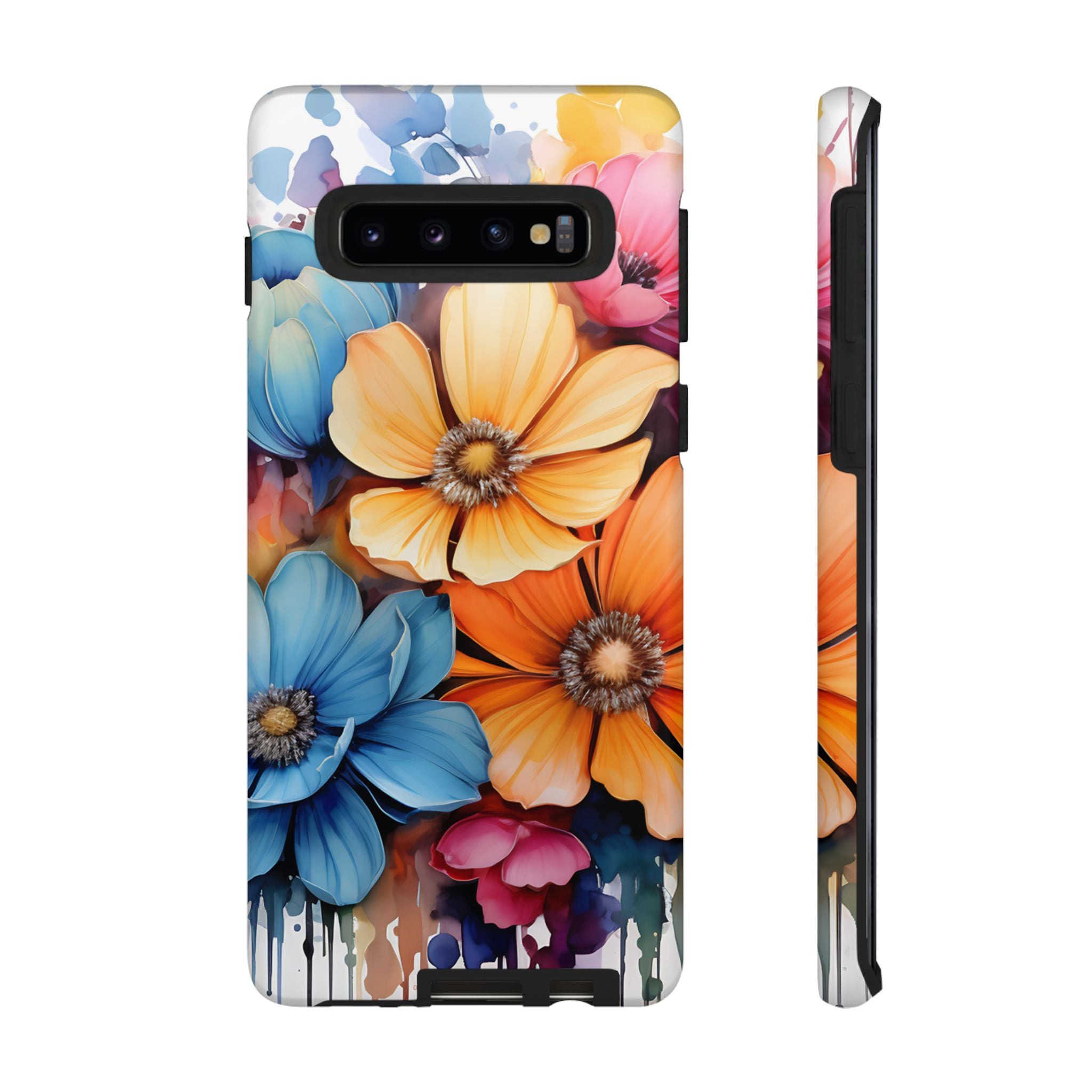 Vibrant Floral Watercolor Samsung Case