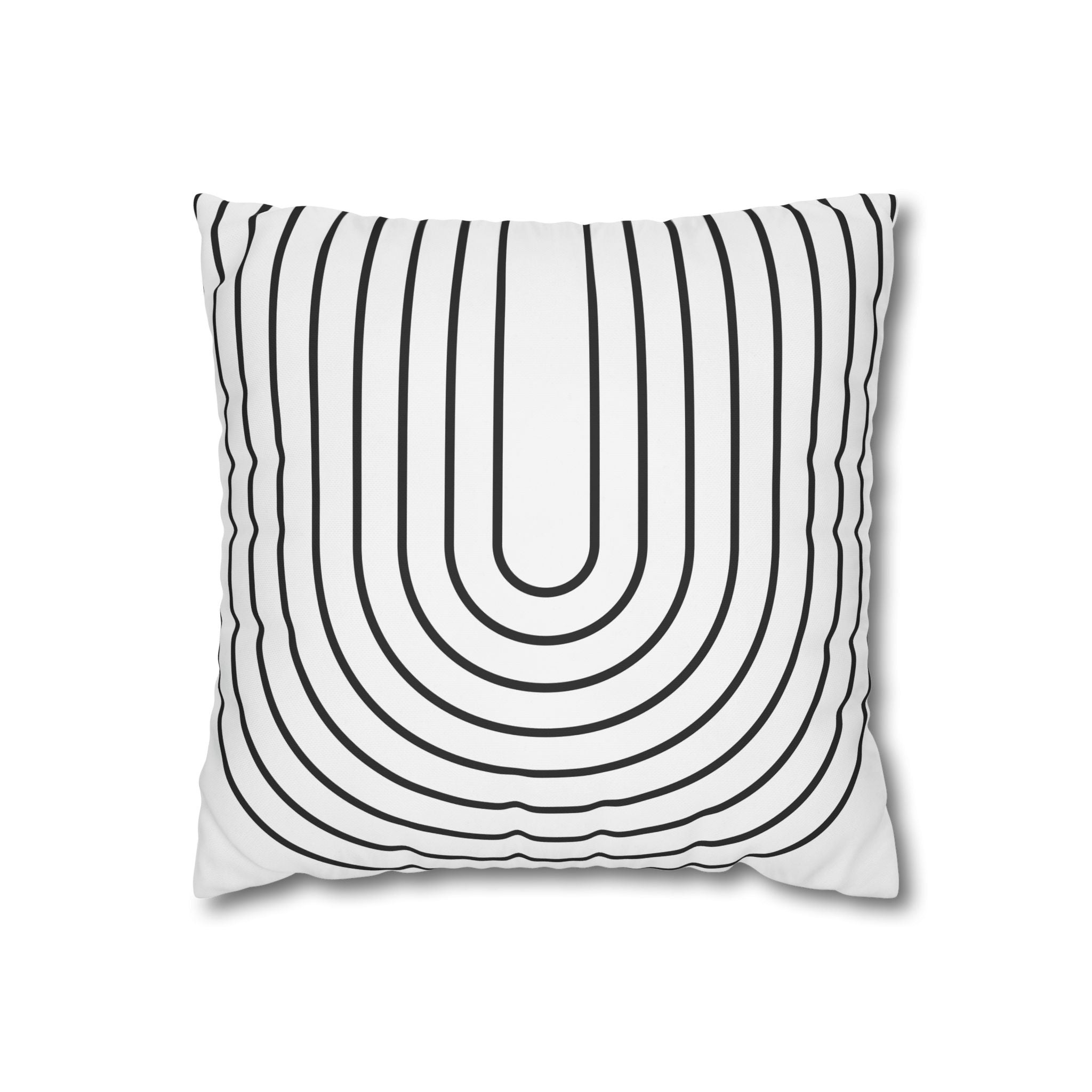 Abstract U-Shape Pillowcase - Minimalist Design