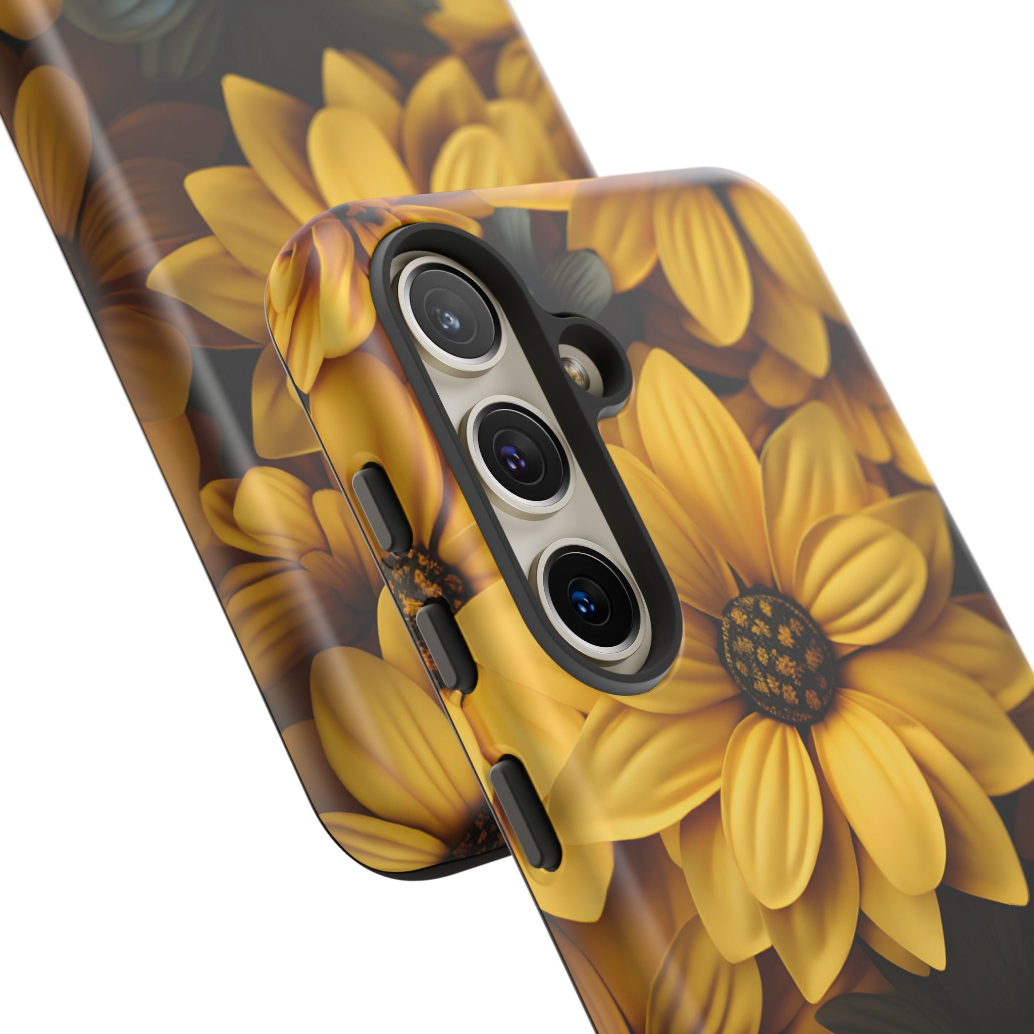 Butter Yellow Floral Samsung Case