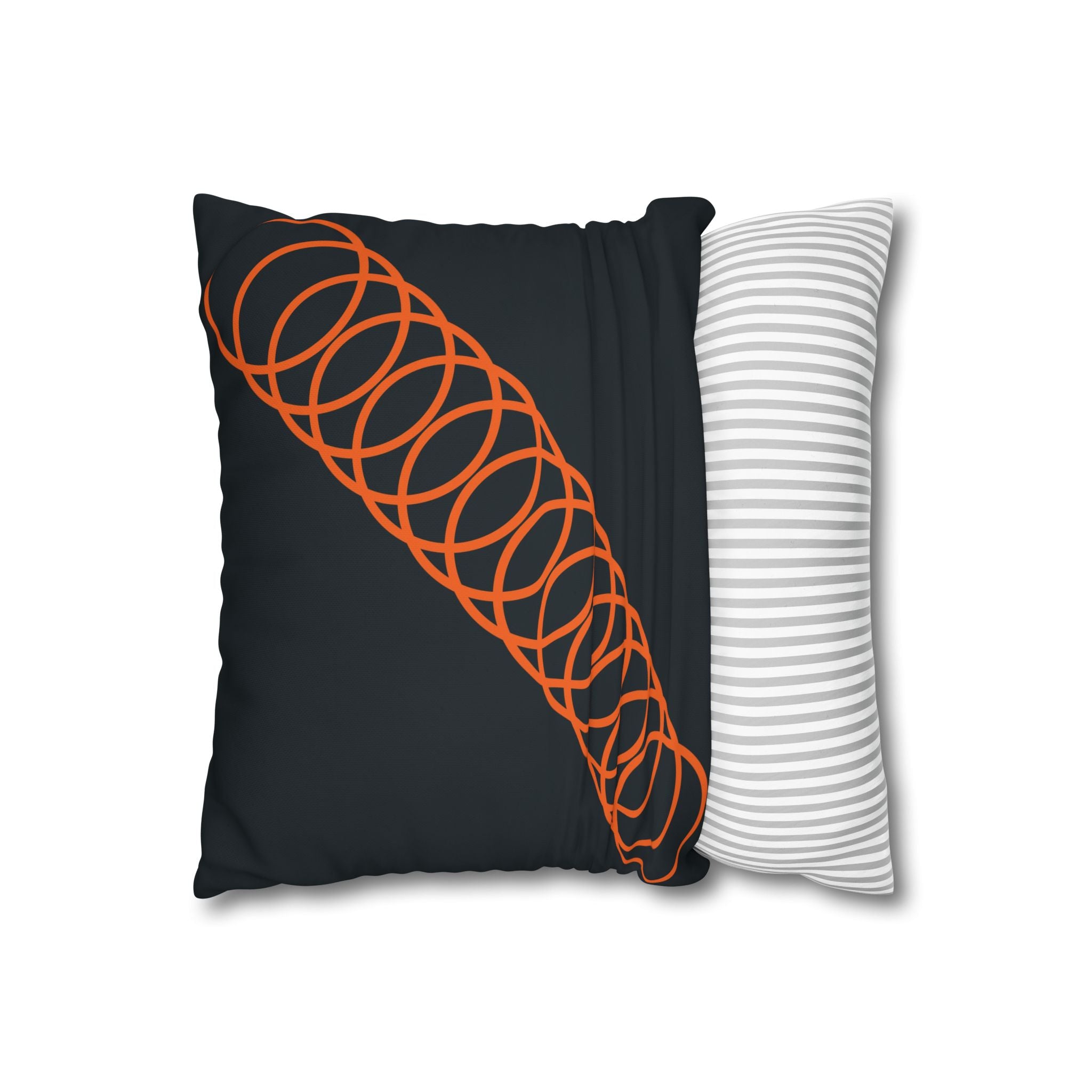 Orange Coil Spring Pillowcase - Teal