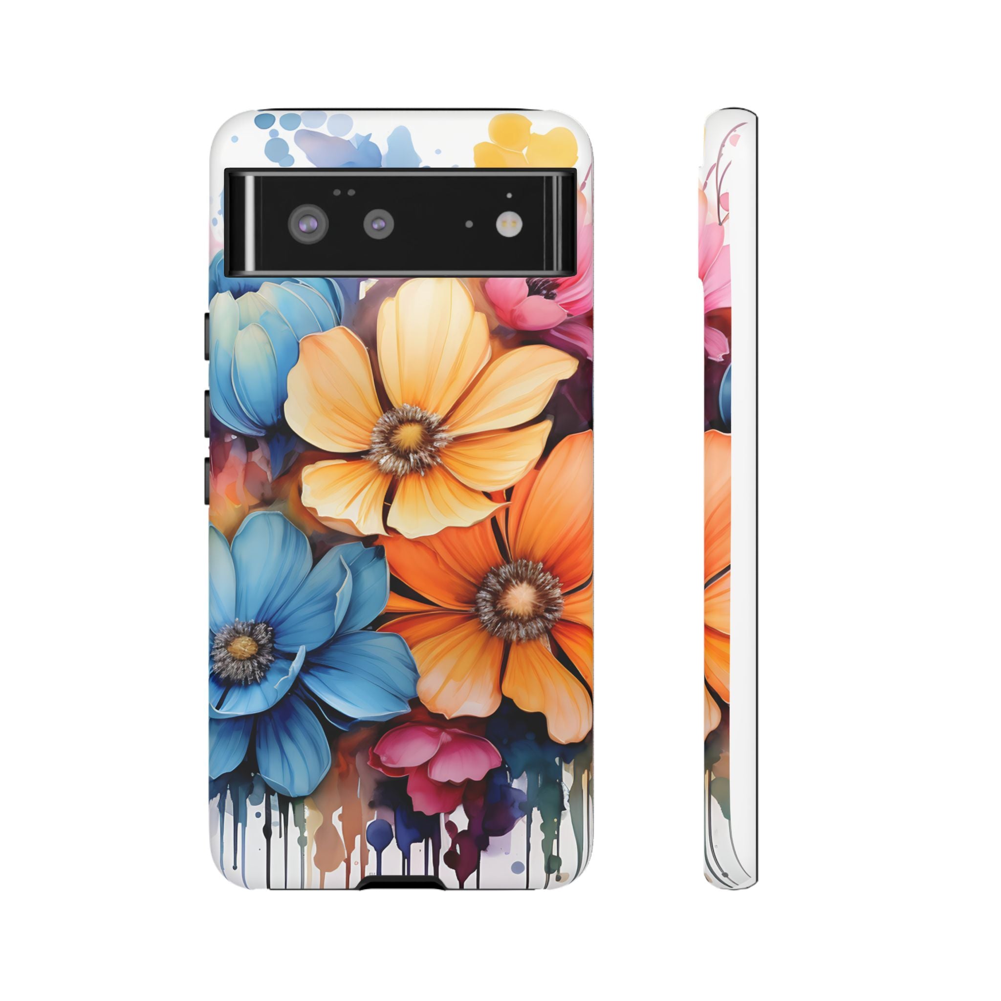 Vibrant Floral Watercolor Google Pixel Case (All Models)