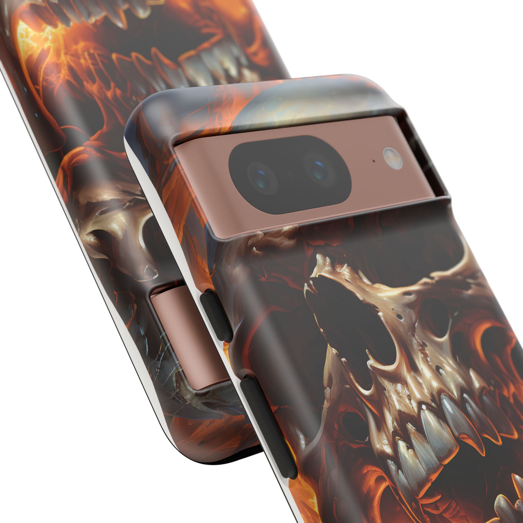 Fiery Skull Google Pixel Case (All Models)