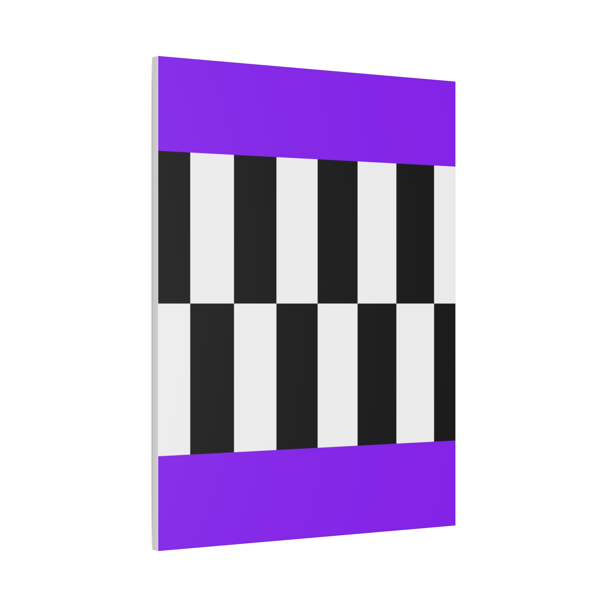 Minimalist Checkerboard Canvas Art