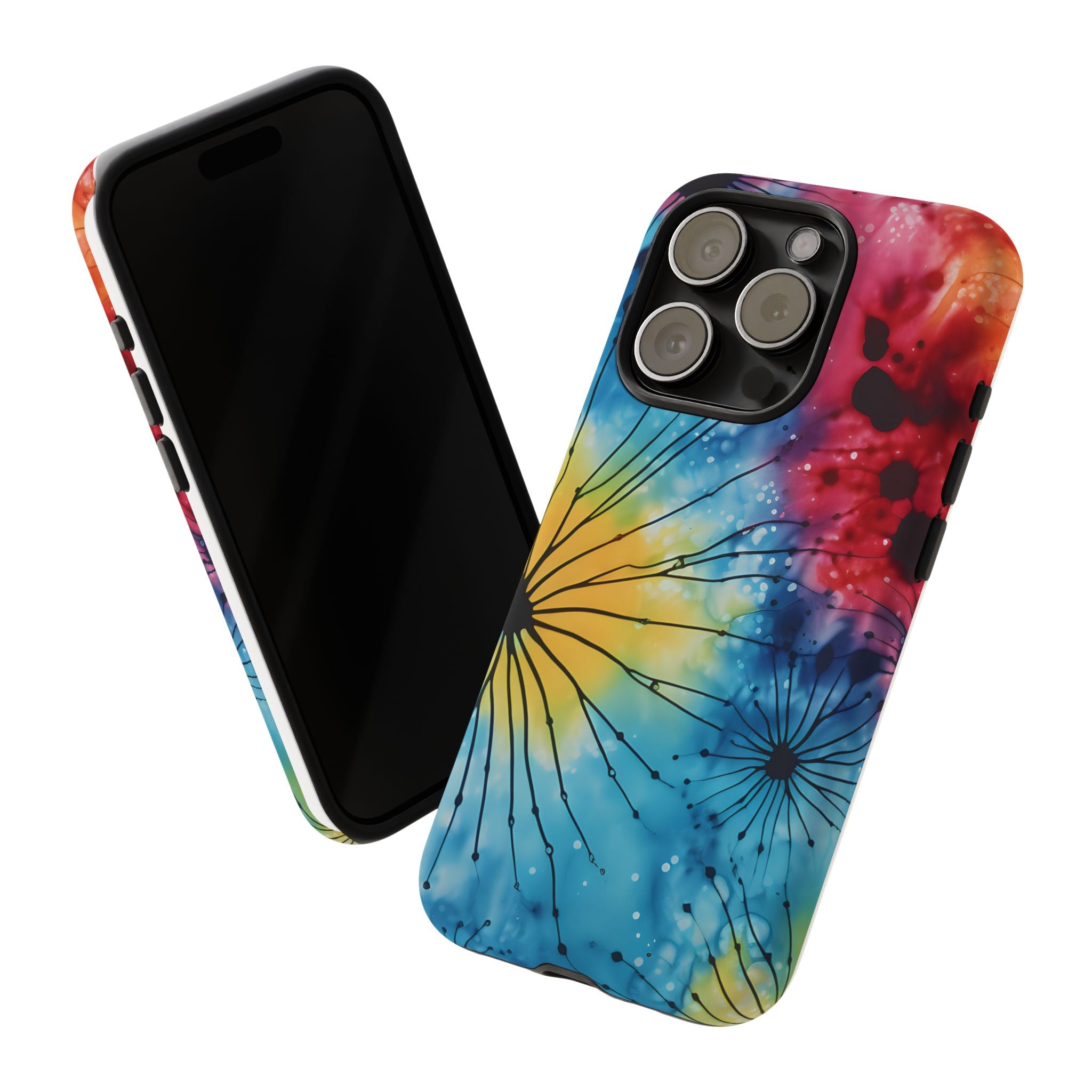 Cosmic Bloom Hexagon Stone iPhone Case