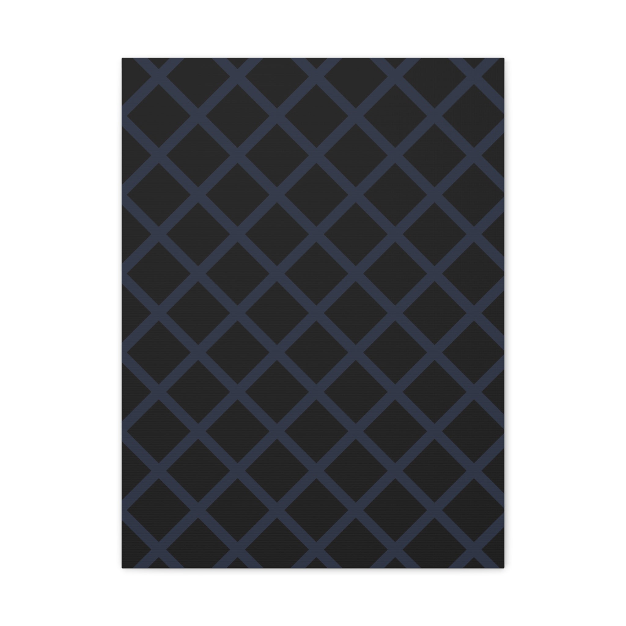 Geometric Diamond Lattice Canvas Art