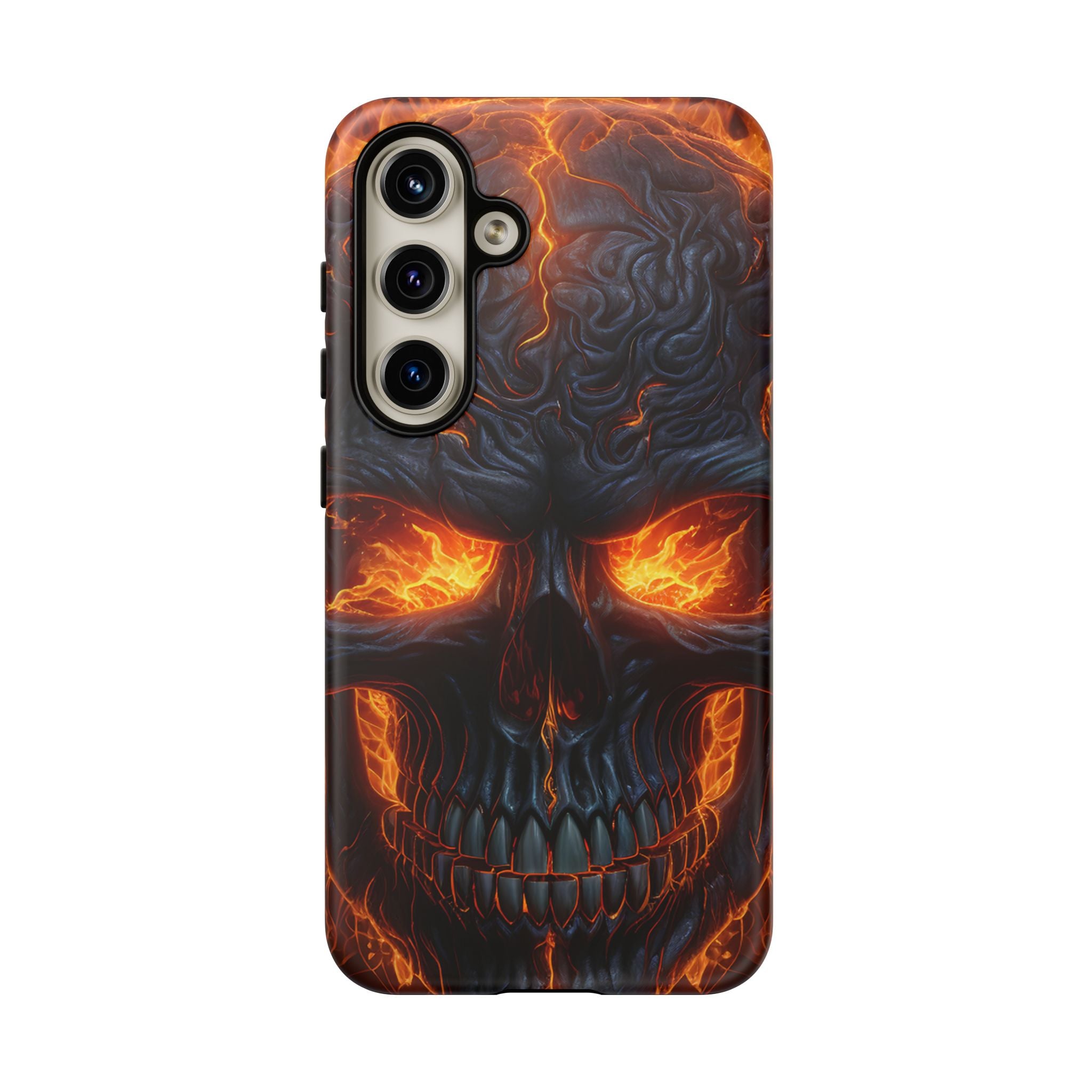 Fiery Skull Samsung Case