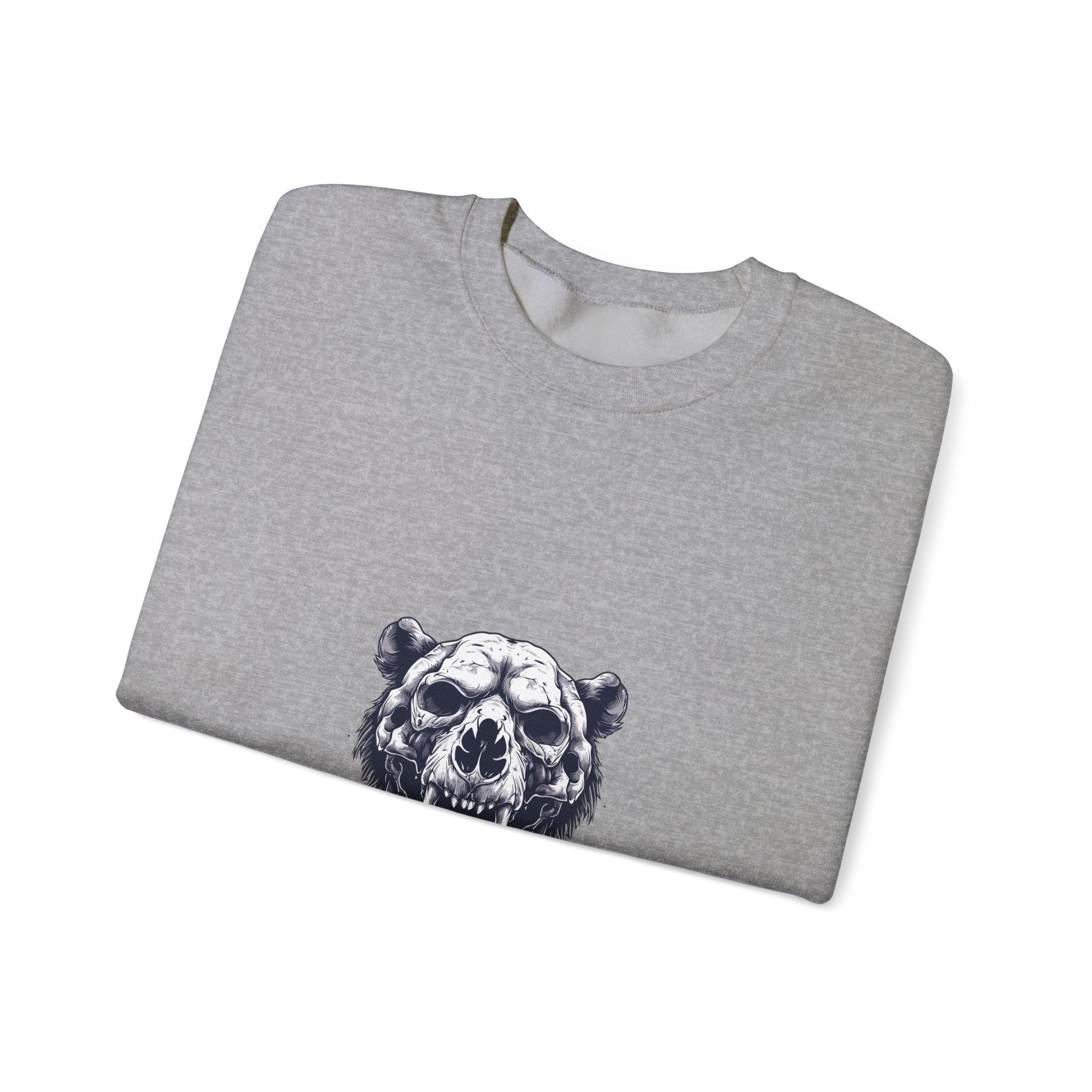 Bear Skull Graphic Sweatshirt