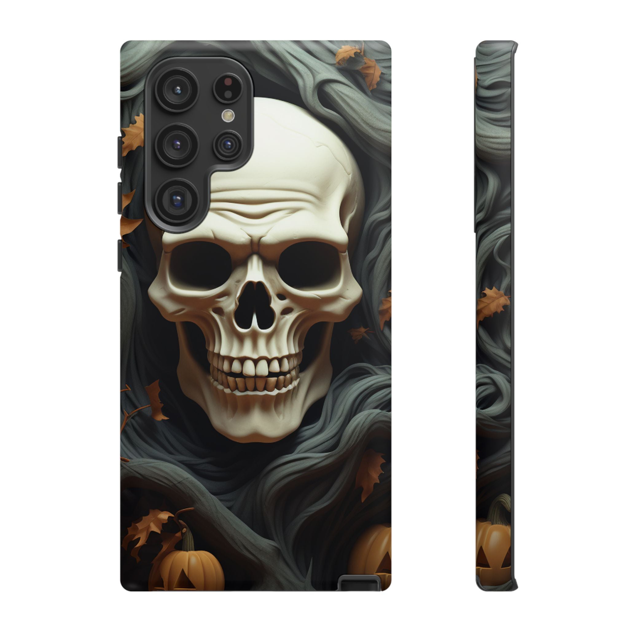 Spooky Skull Samsung Case: Halloween Edition