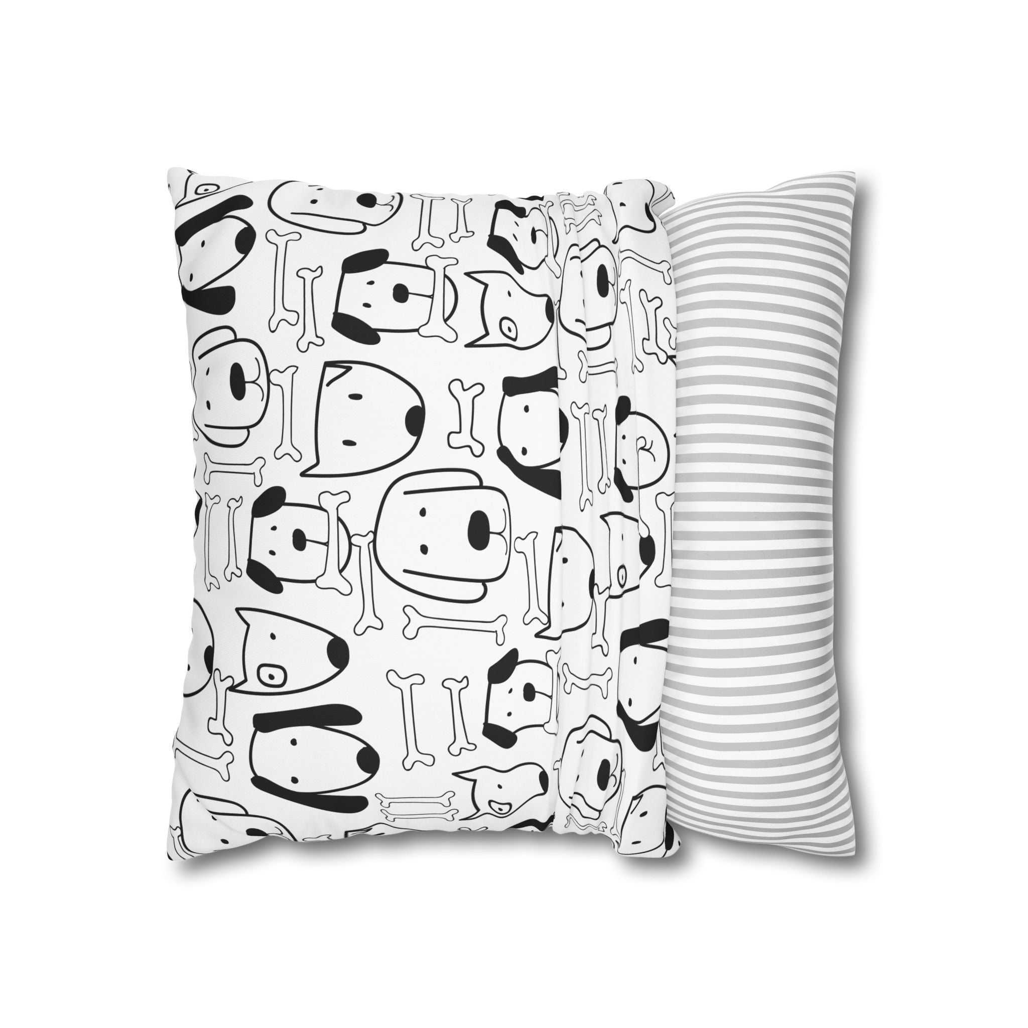 Cute Puppy Bone Pillowcase - Kids'