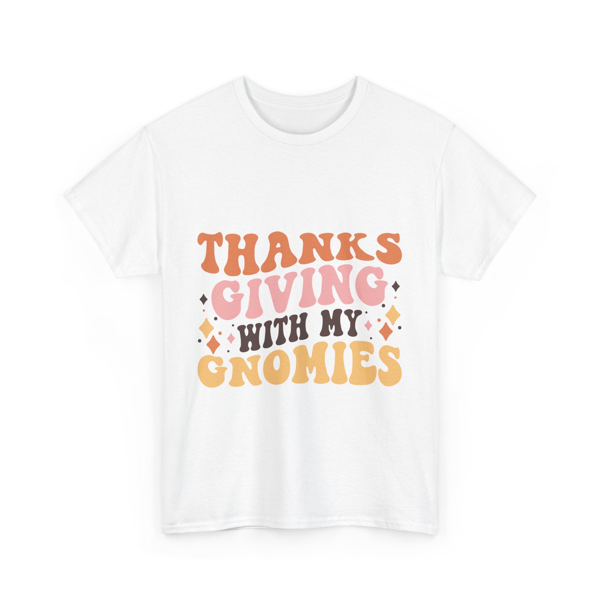 Thanksgiving Gnomes Retro T-Shirt