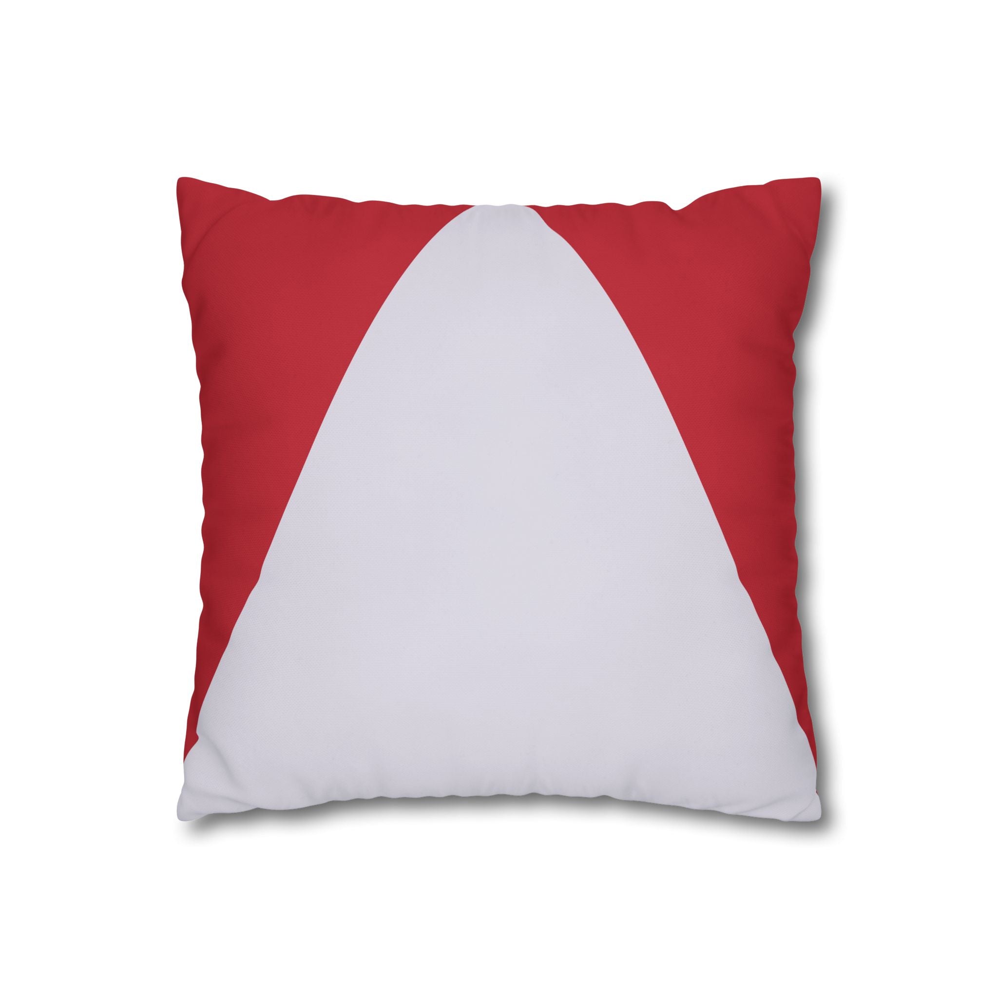 Geometric Crimson & Lavender Pillowcase