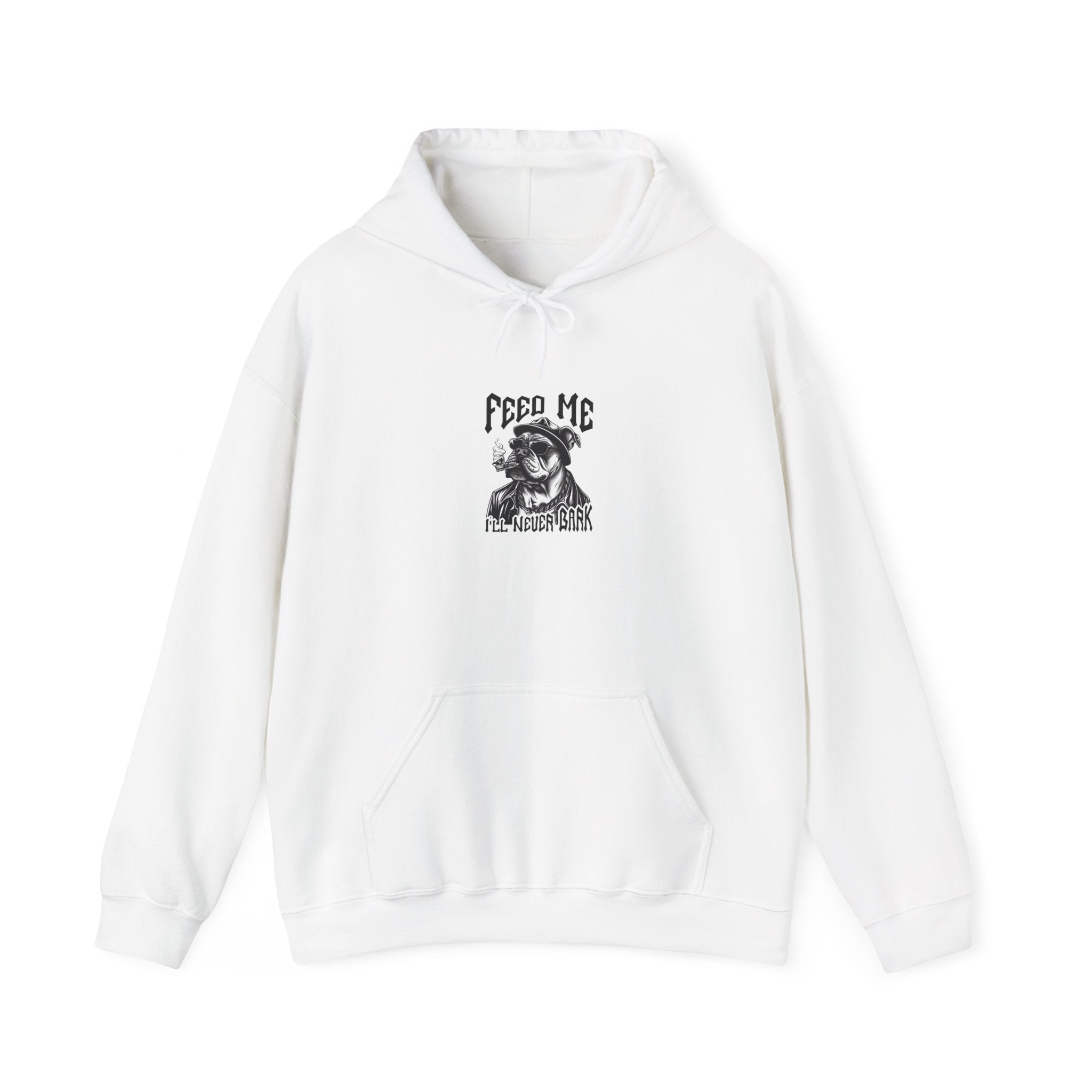 Badass Bulldog Hoodie: Feed Me!