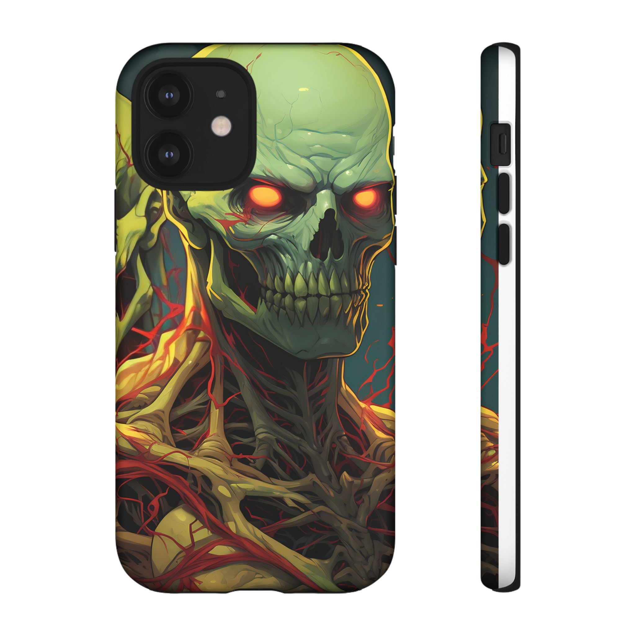 Glowing Skull Hexagon iPhone Case