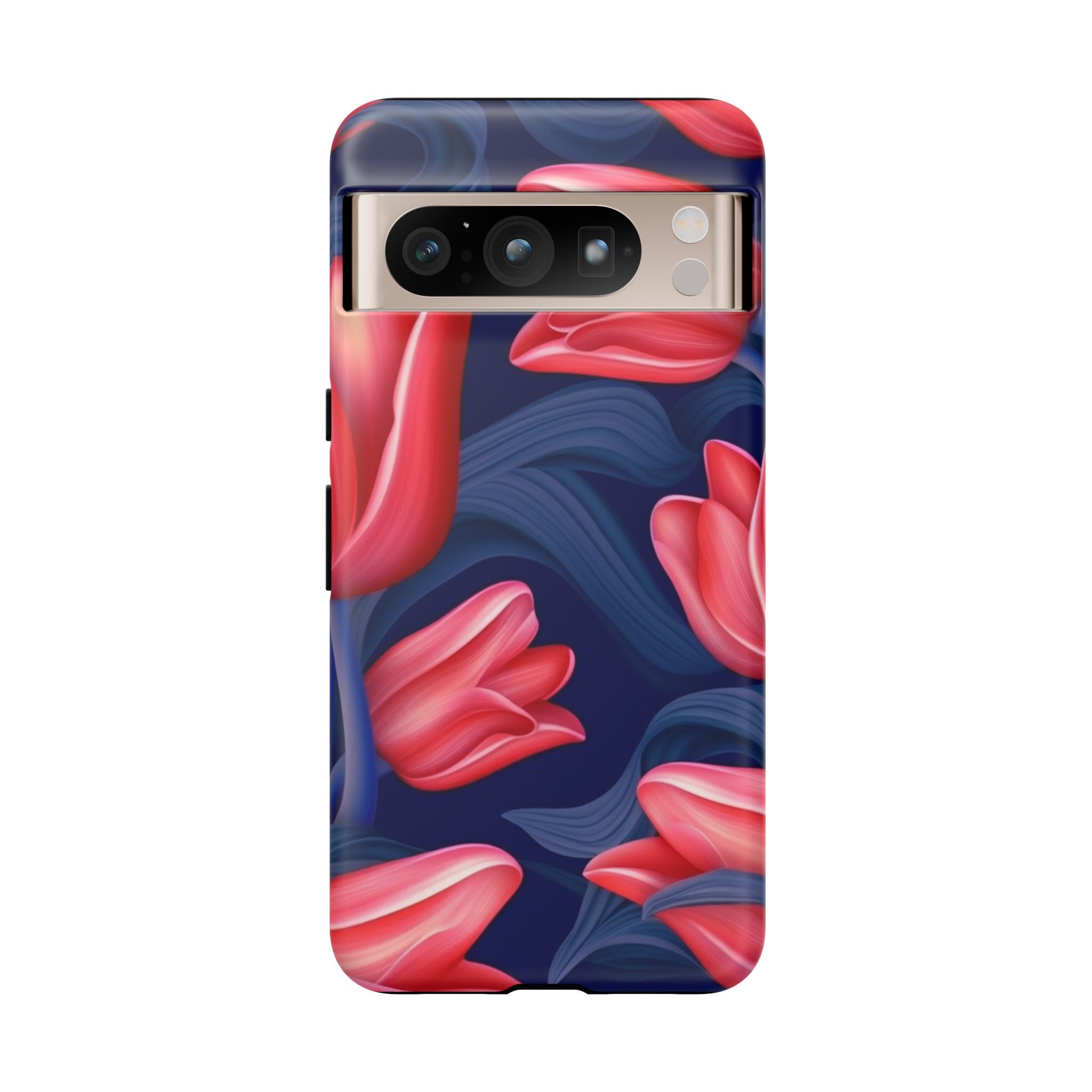 Vibrant Red Tulips Google Pixel Case (All Models)