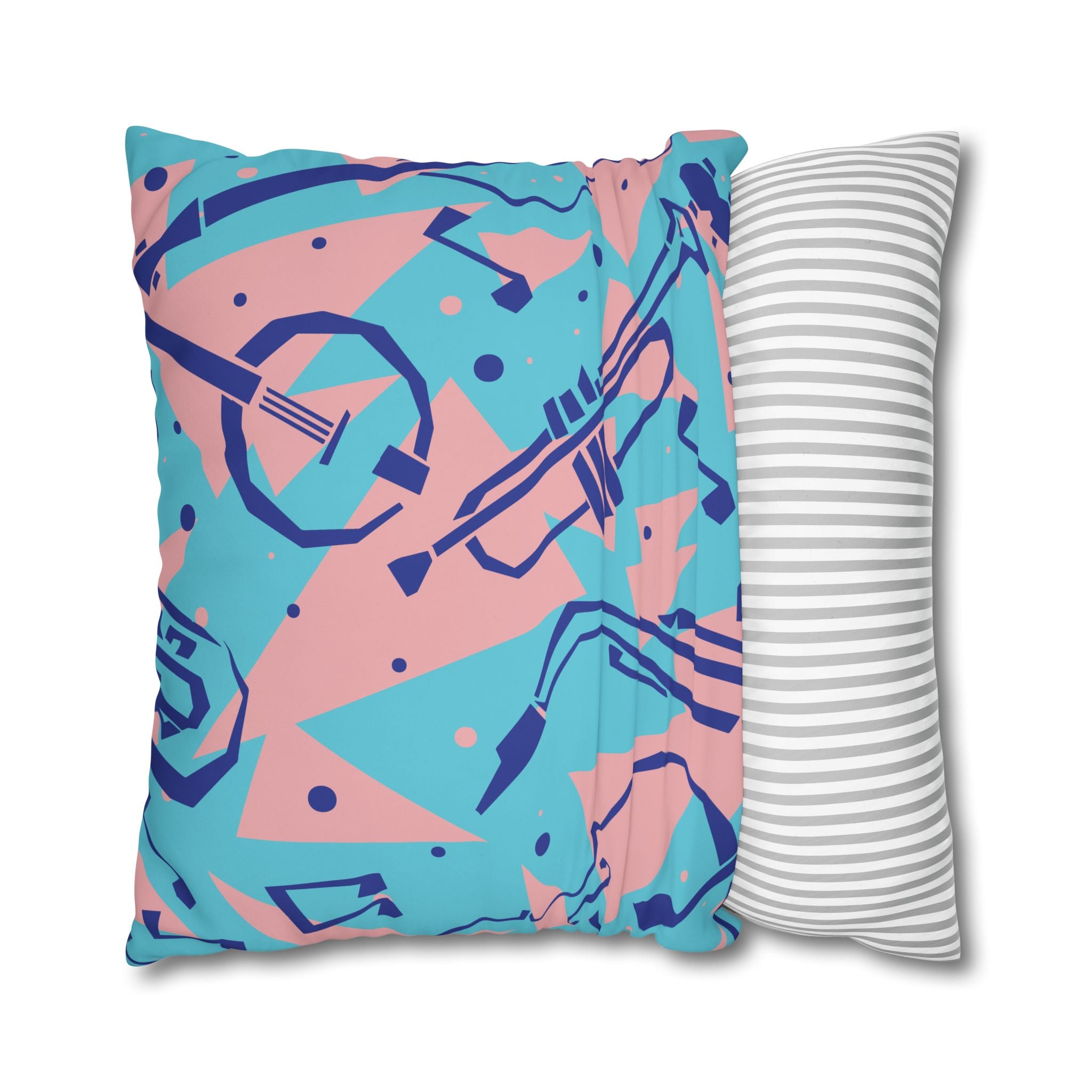 Retro Jazz Pillowcase - 80s Music Design