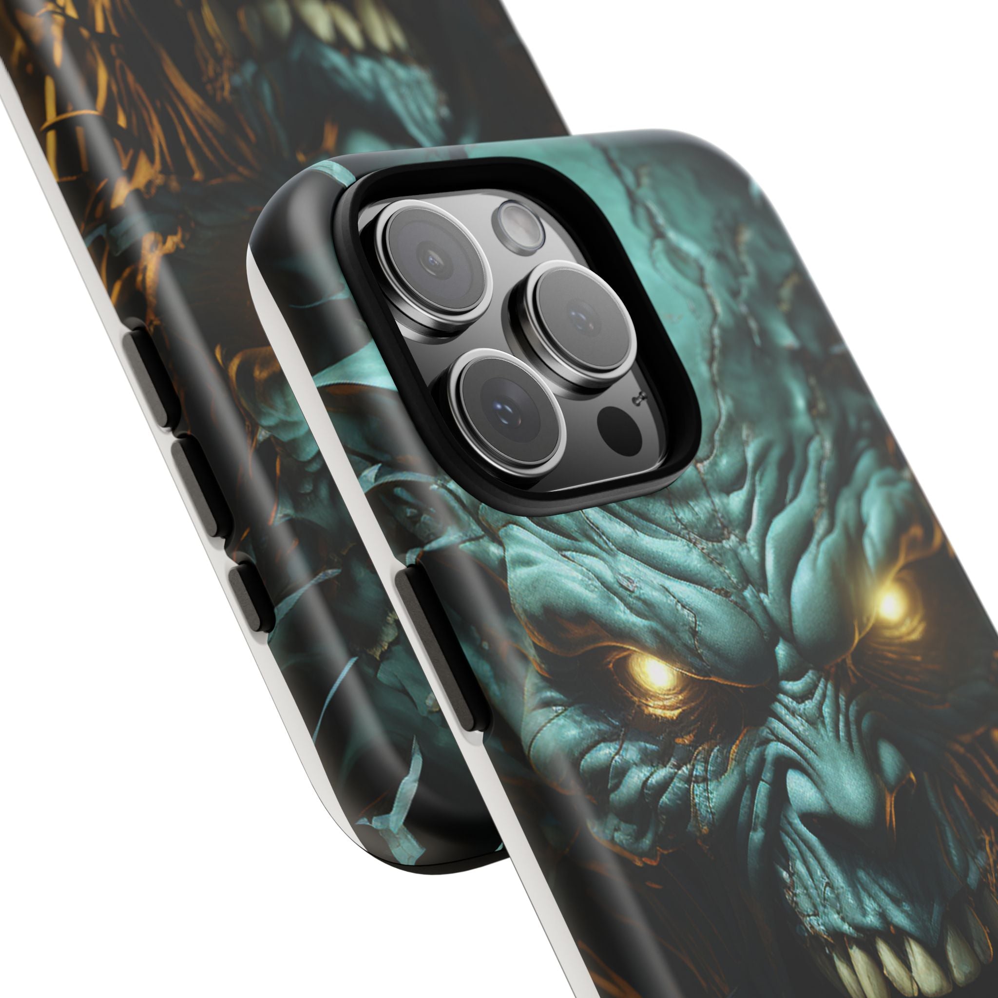 Monstrous Roar Hexagon Stone iPhone Case