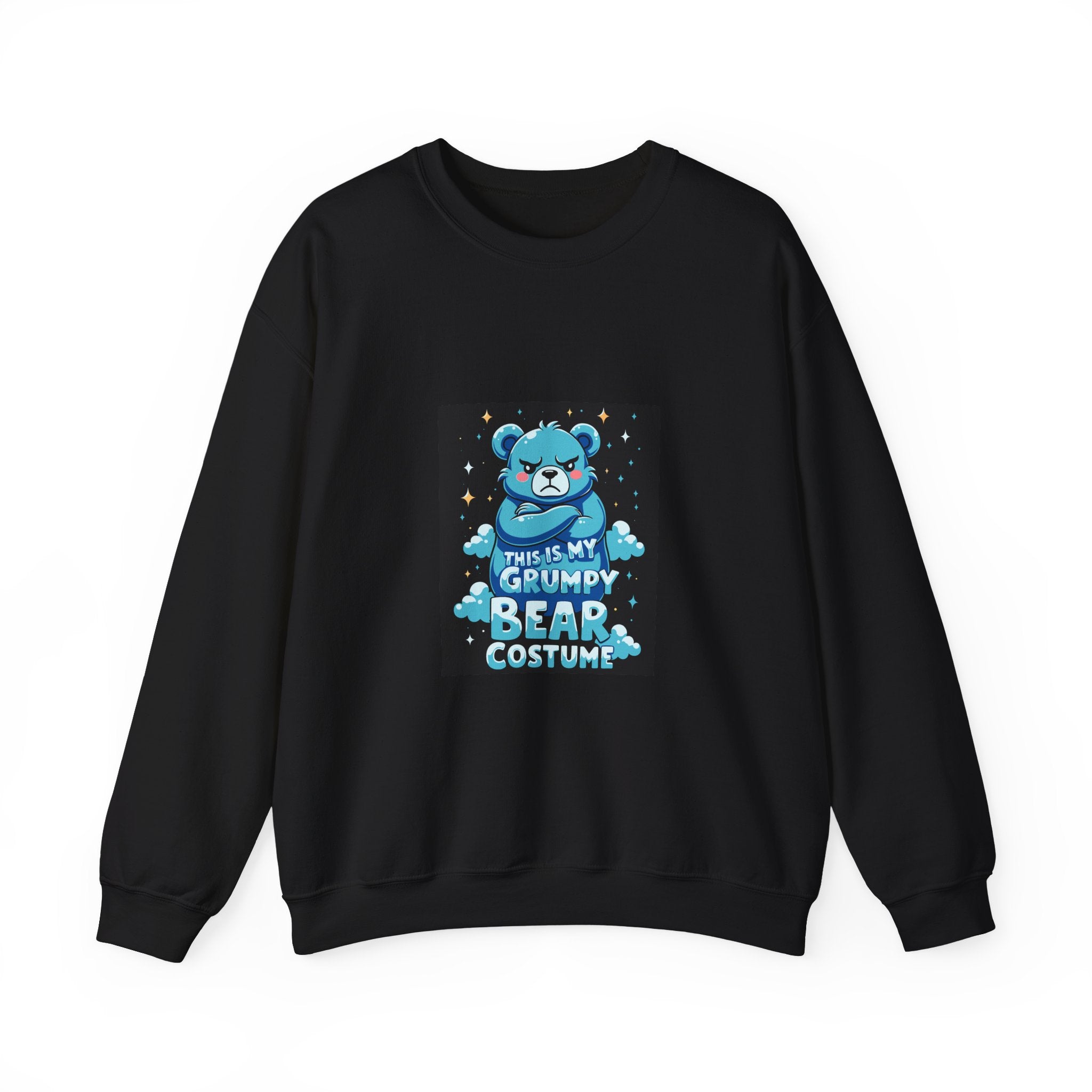 Grumpy Blue Bear Costume Sweatshirt