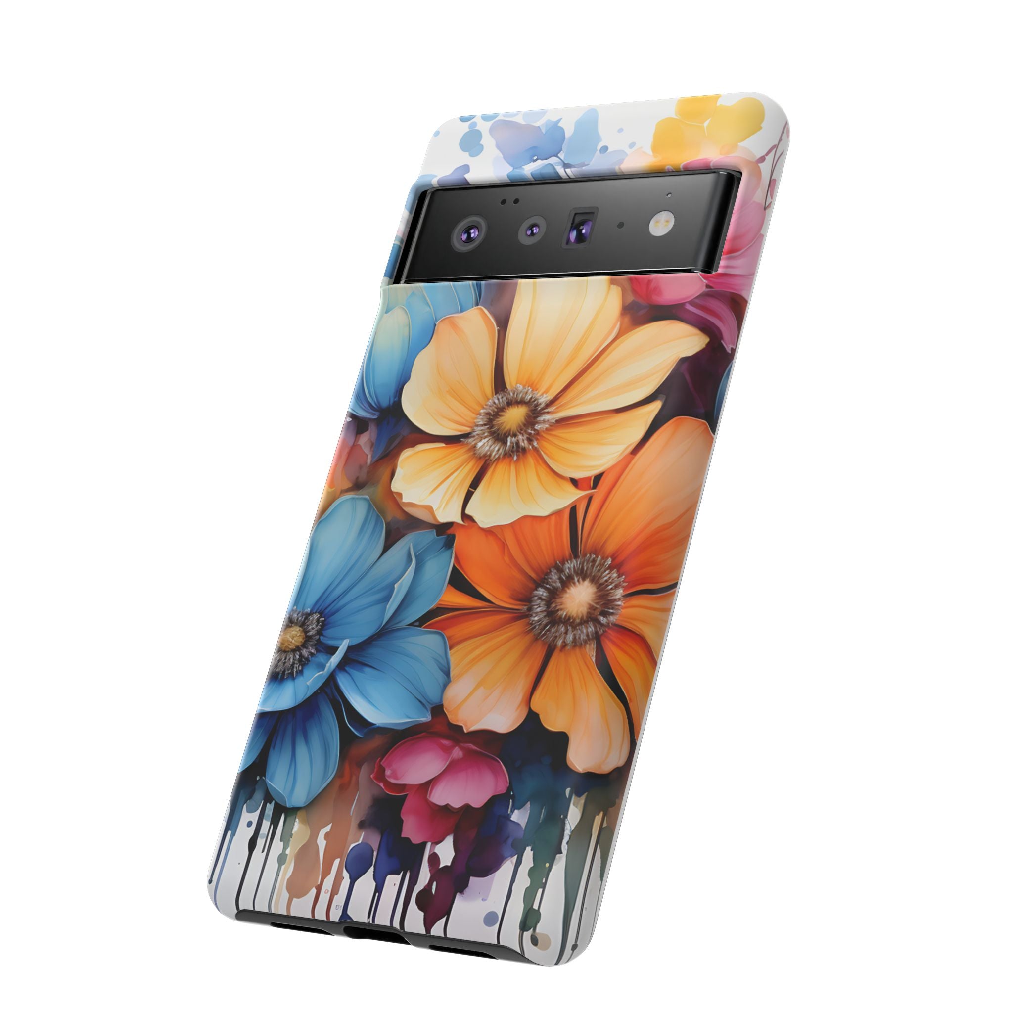 Vibrant Floral Watercolor Google Pixel Case (All Models)