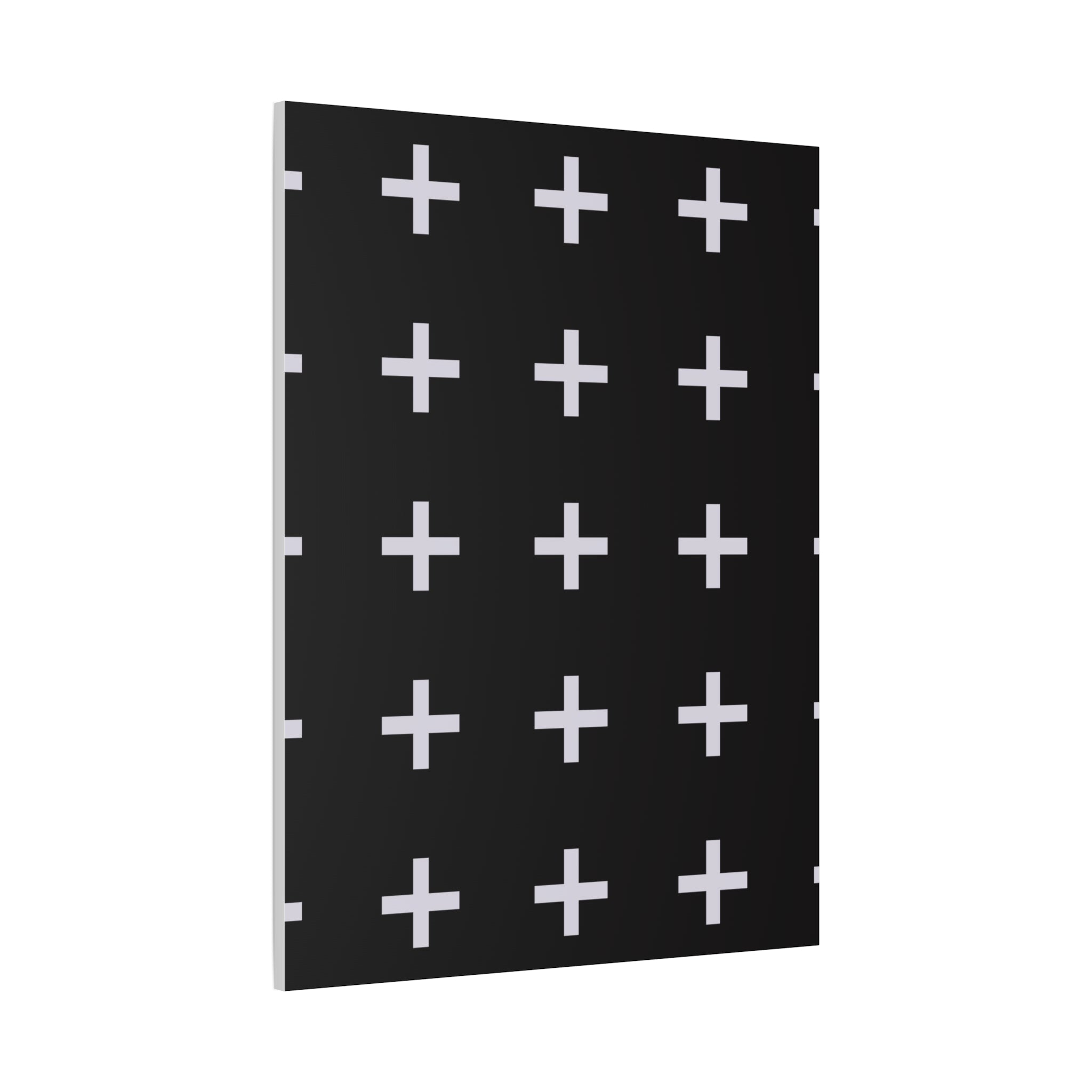 Minimalist Plus Sign Grid Canvas Art