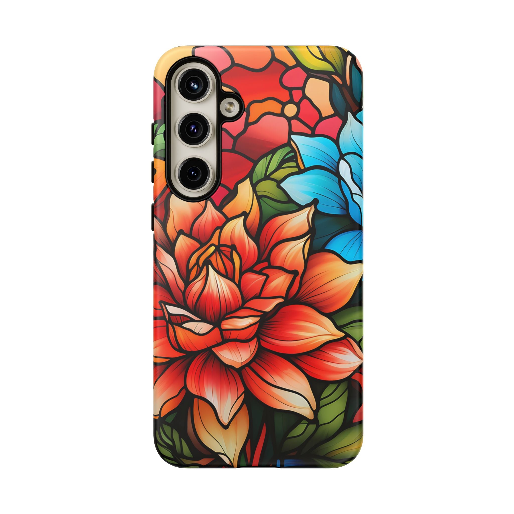 Stained Glass Floral Samsung Case